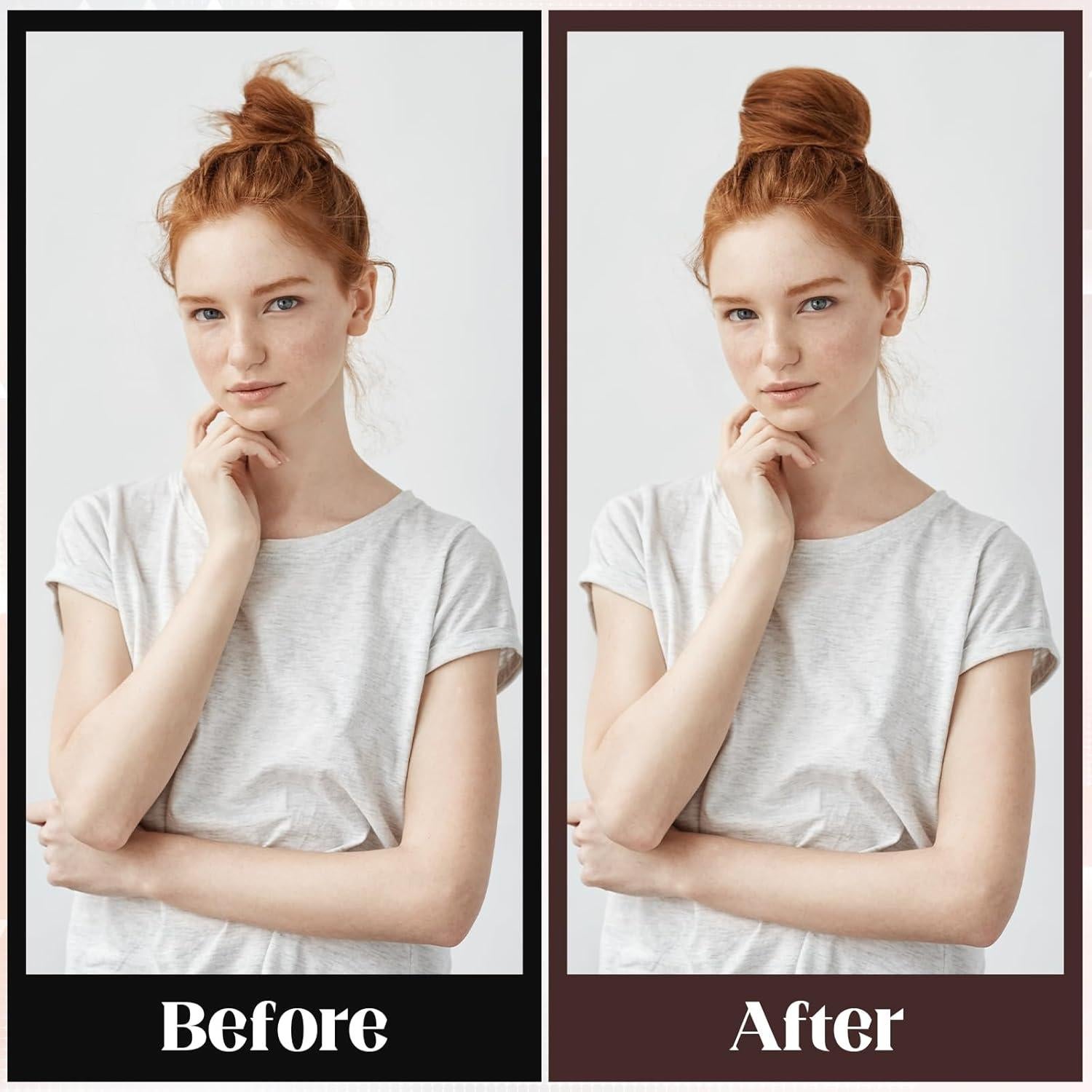 Juego de Hacedores de Moño XunYee 48 Pcs 7.62 cm Marrón