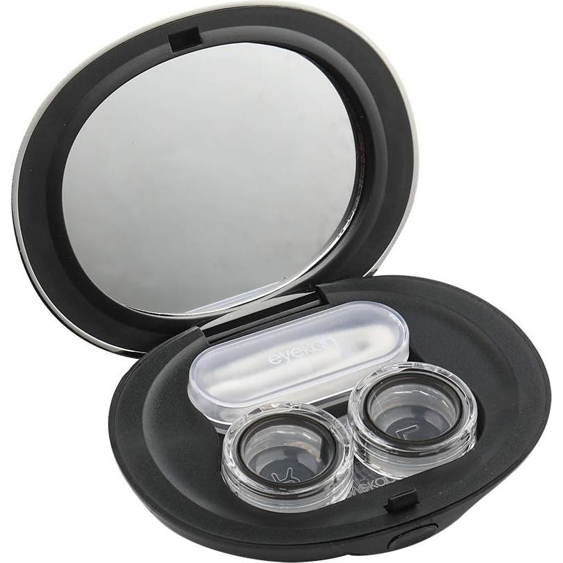 Estuche para Lentes de Contacto MUDOR - Kit de Viaje Negro