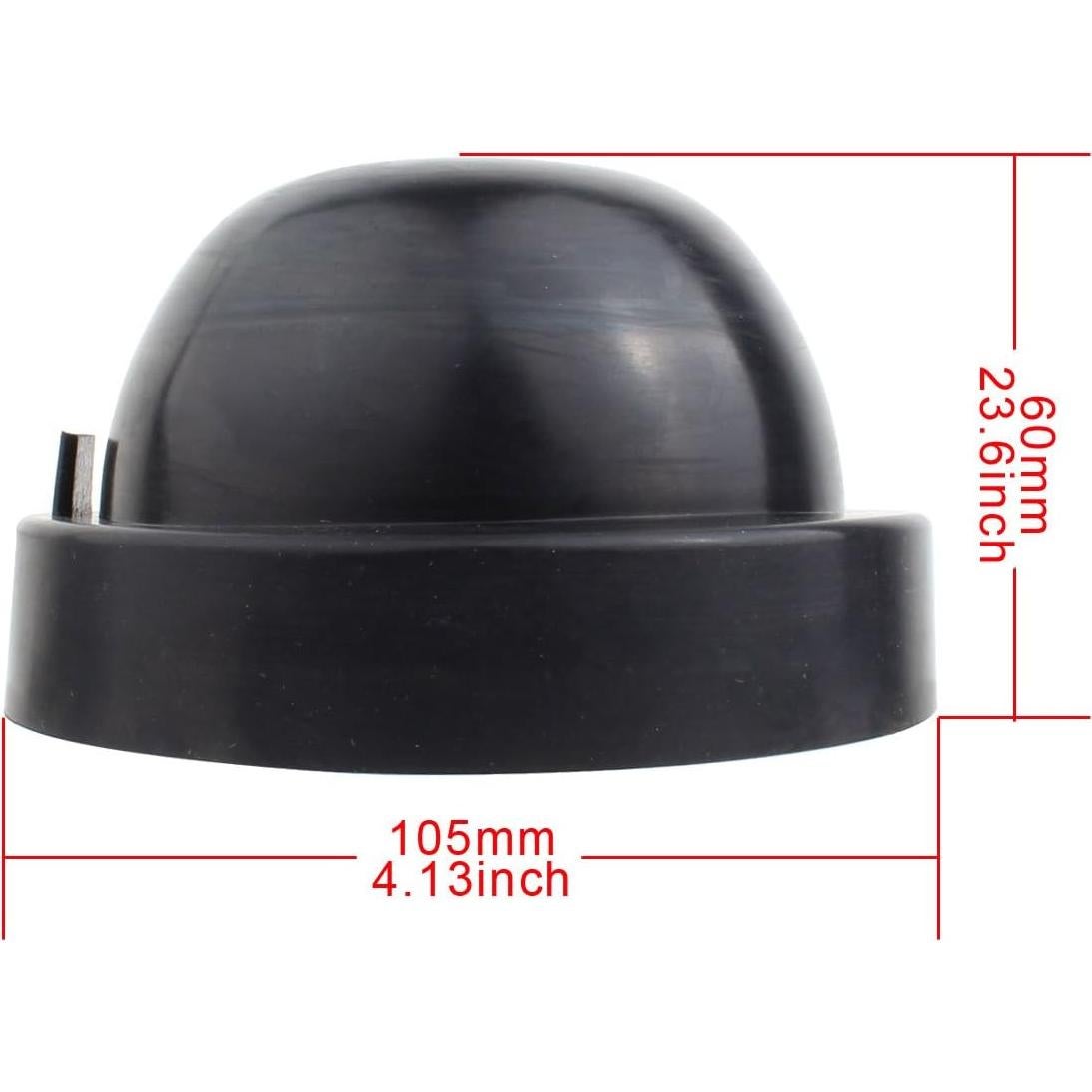 Cubiertas de Sello de Goma TOMALL 100mm a Prueba de Polvo - 2 Piezas