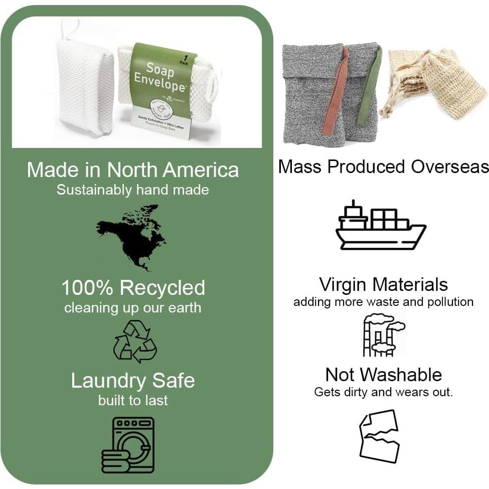 Bolsa Ahorra Jabón Cycle Air 1-Pack Blanco 10x12.7cm