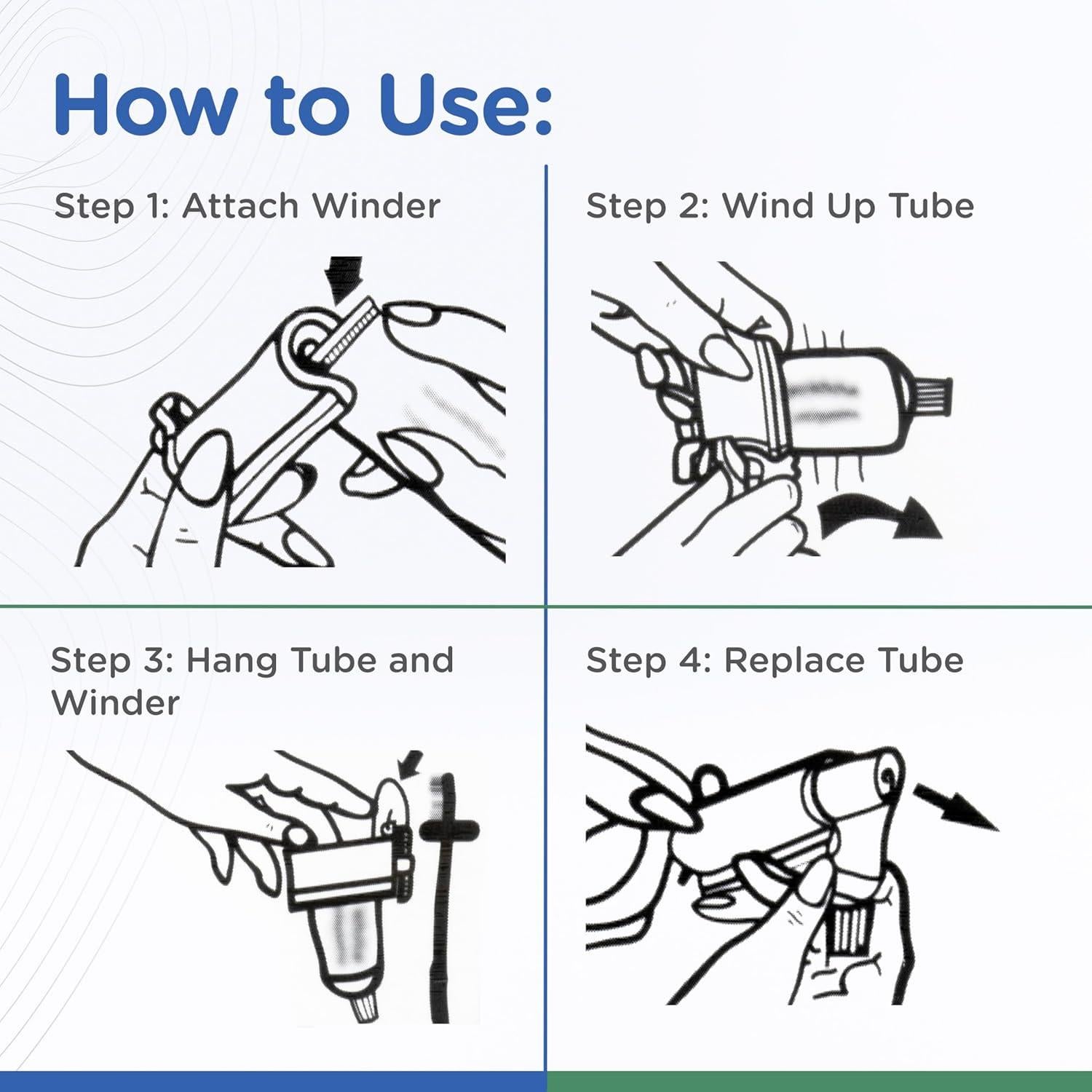 Enrollador de Tubos GMS - Dispensador de Pasta de Dientes y Cremas