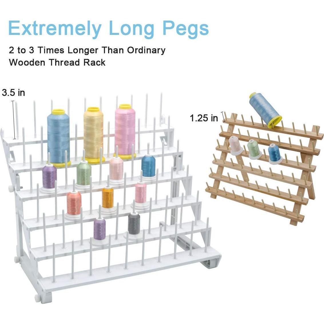 Soporte de Hilo Sew Tech para 60 Bobinas - Montaje en Pared