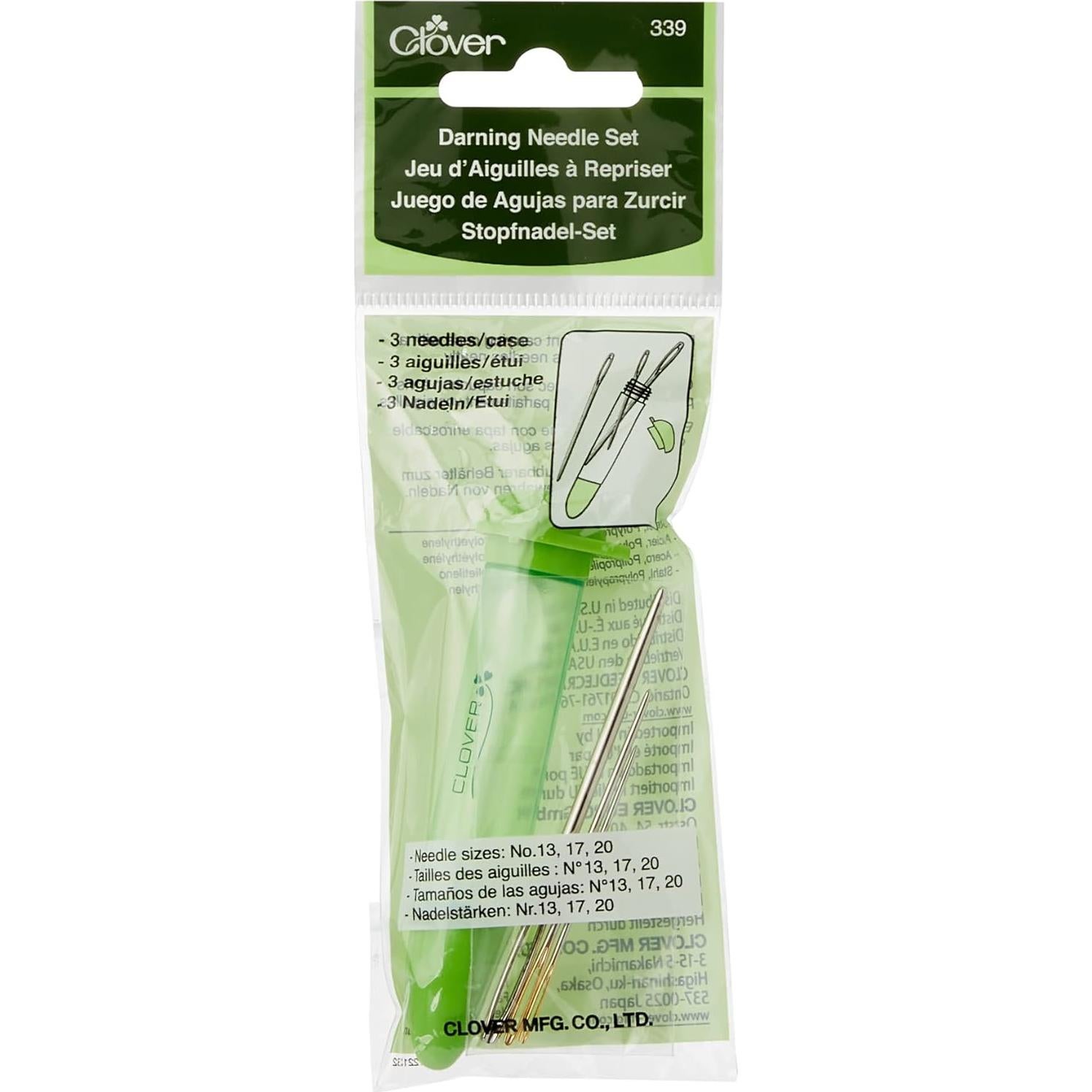 Juego de Agujas de Remendar Clover 339 Chibi 3 Piezas