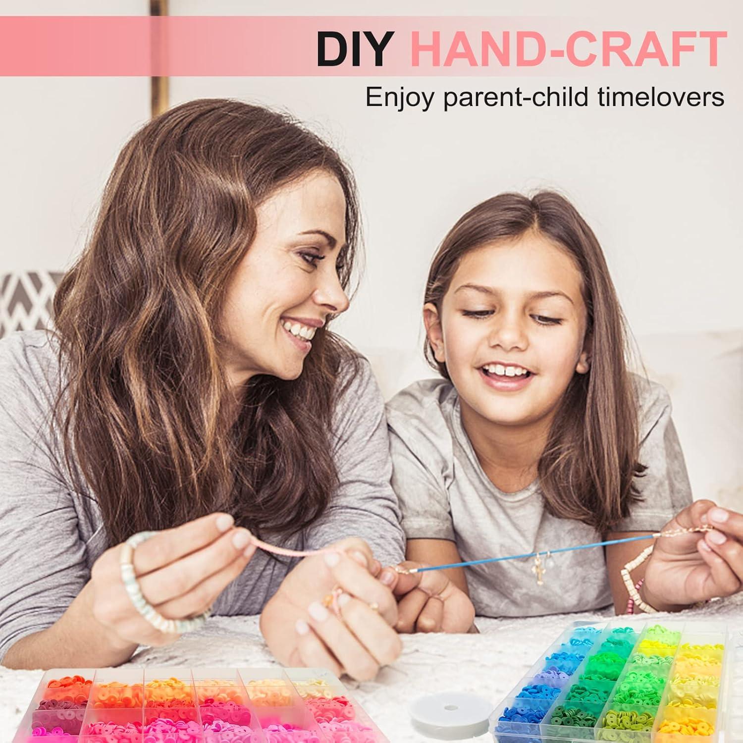 Kit de Fabricación de Pulseras Redtwo - 16000 Piezas de Perlas de Arcilla