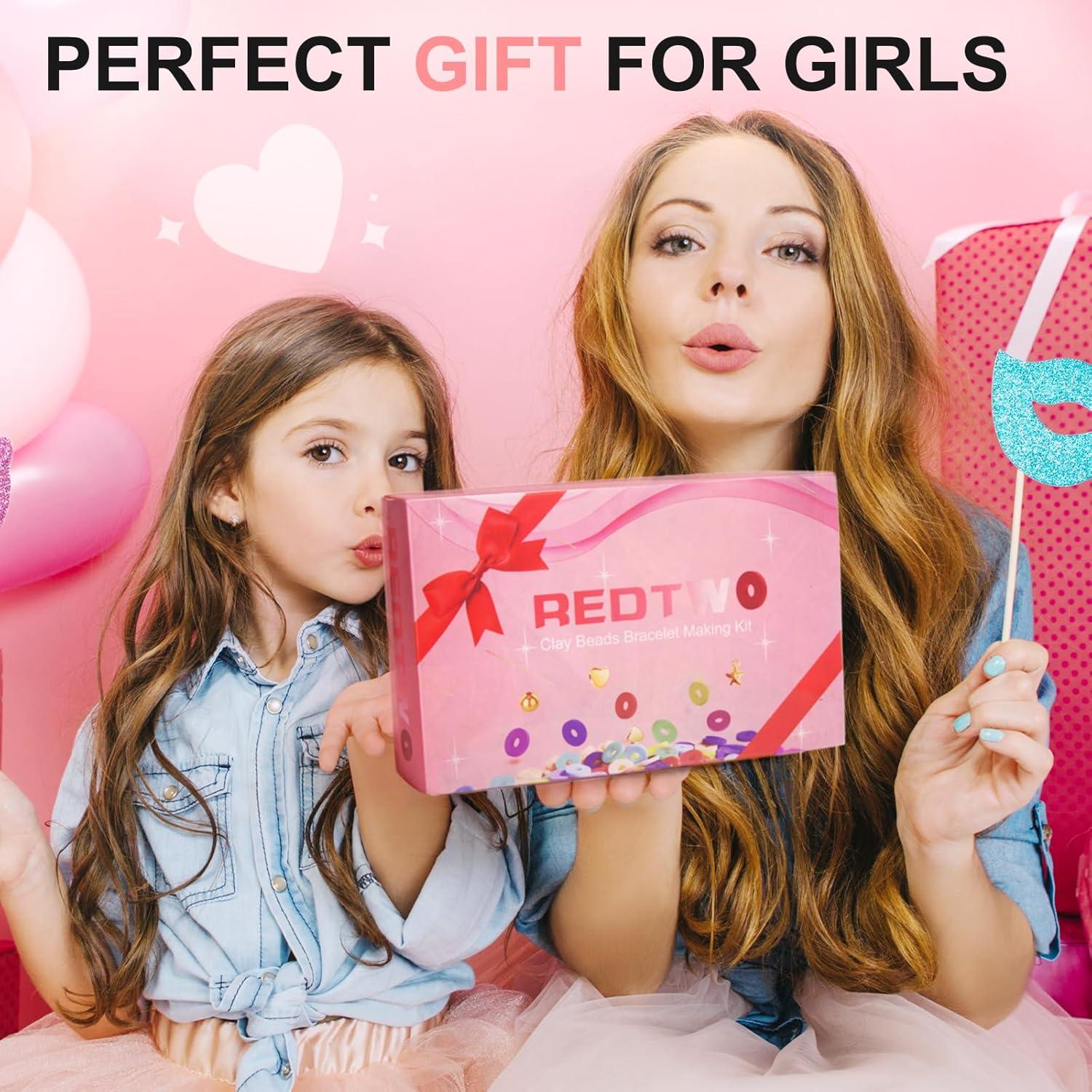 Kit de Fabricación de Pulseras Redtwo - 16000 Piezas de Perlas de Arcilla