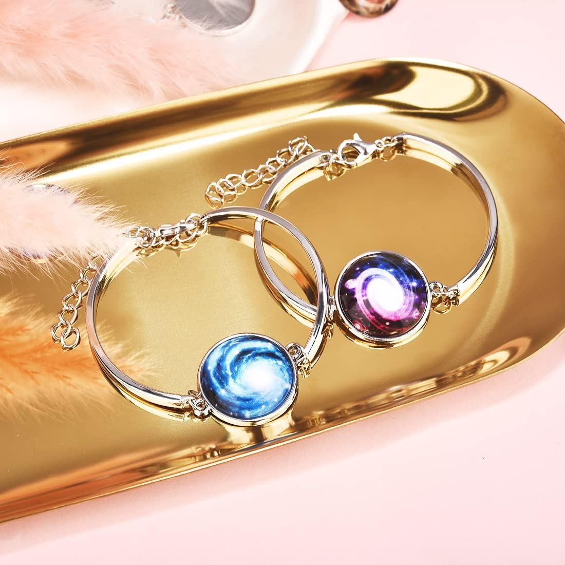 Kit de Pulsera DROLE 20 Piezas Ajustable Plata Antigua 20mm