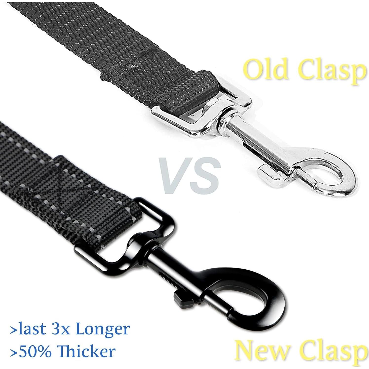 Correa de Seguridad Ajustable para Perros y Gatos Suytipe - Nylon Negro