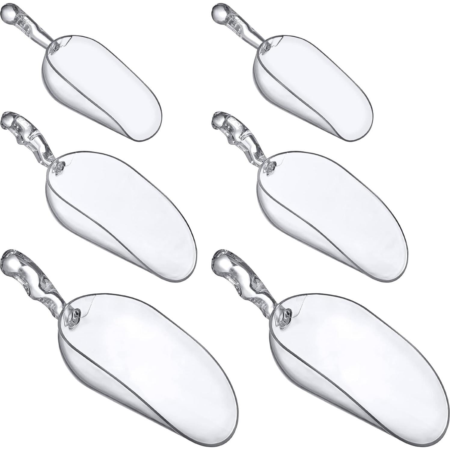 Cucharas de Hielo de Plástico Increíble Abby - Juego de 6 Piezas