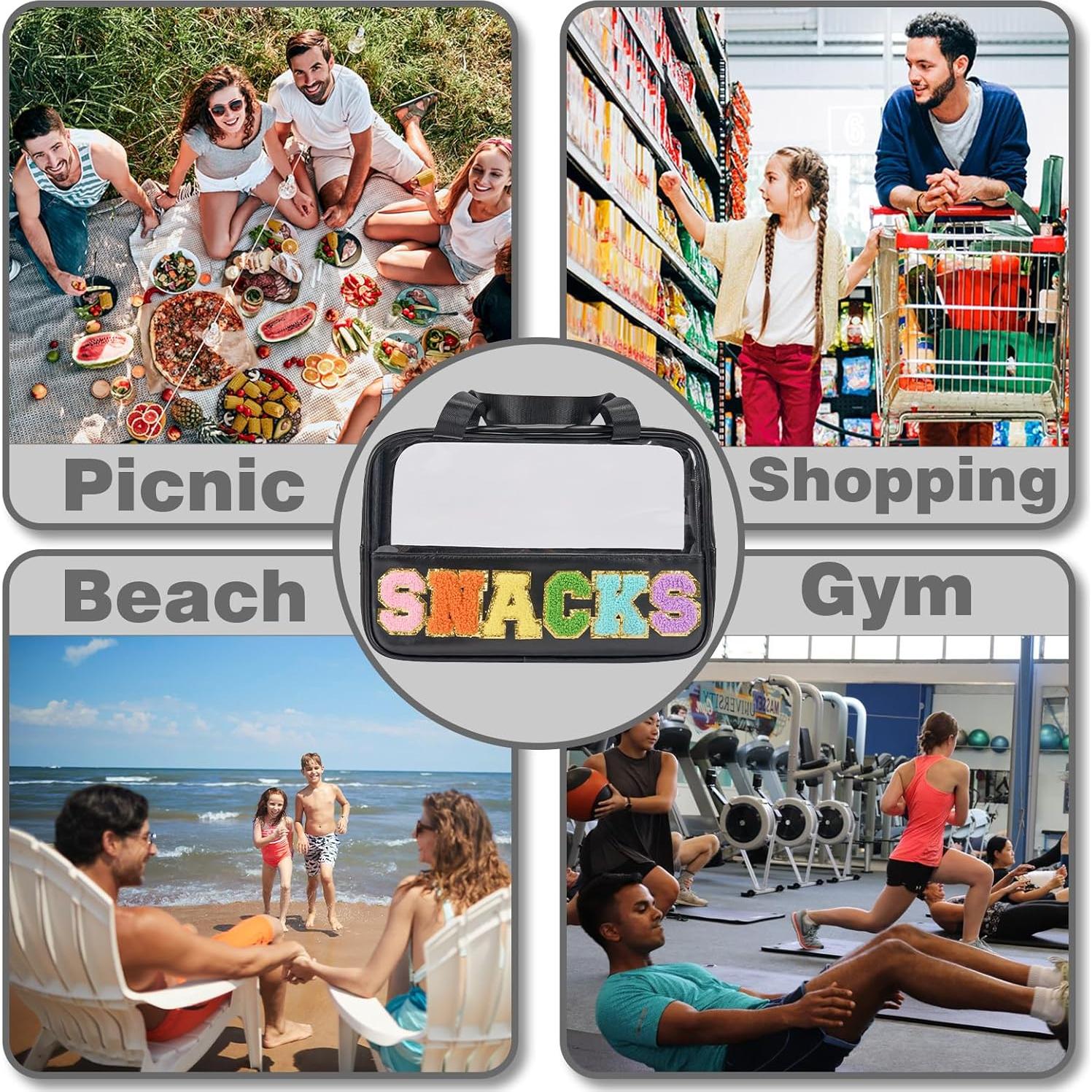 Bolsa de Snack Transparente Burskit 30x20 cm Nylon PVC