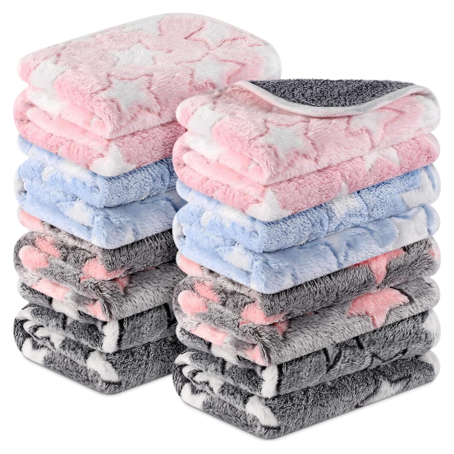 Forros de Cama para Cobayas Tudomro 8 Pcs 30x30 cm Estrella