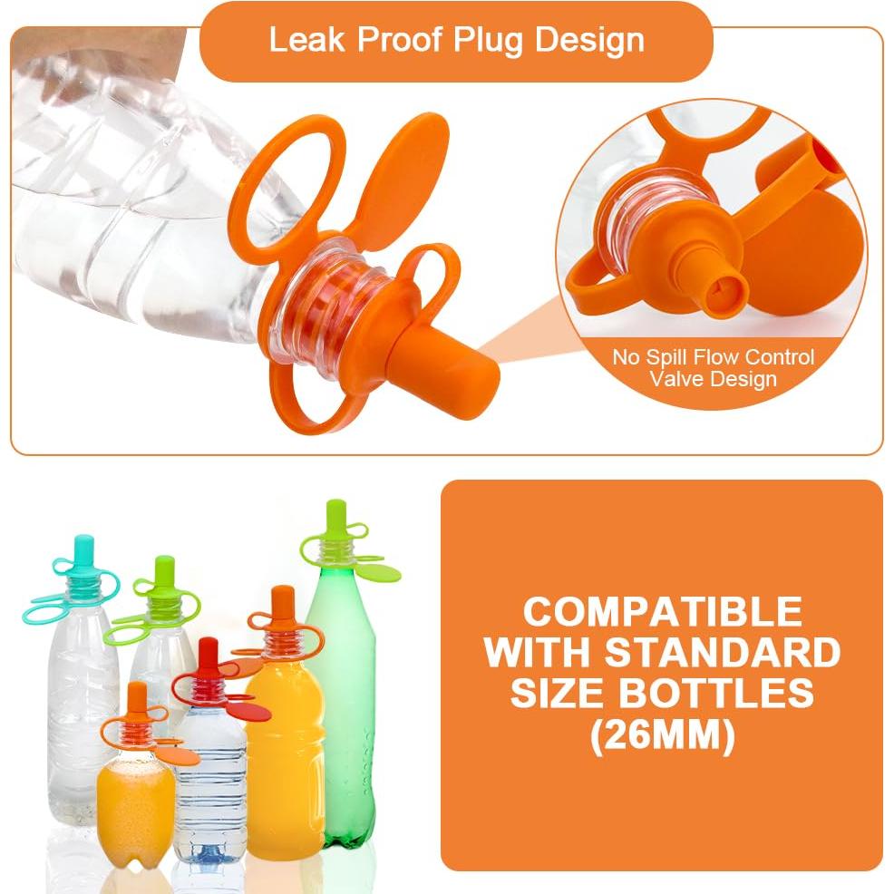 Adaptador de Boquilla de Silicona Morlike para Niños - Paquete de 4