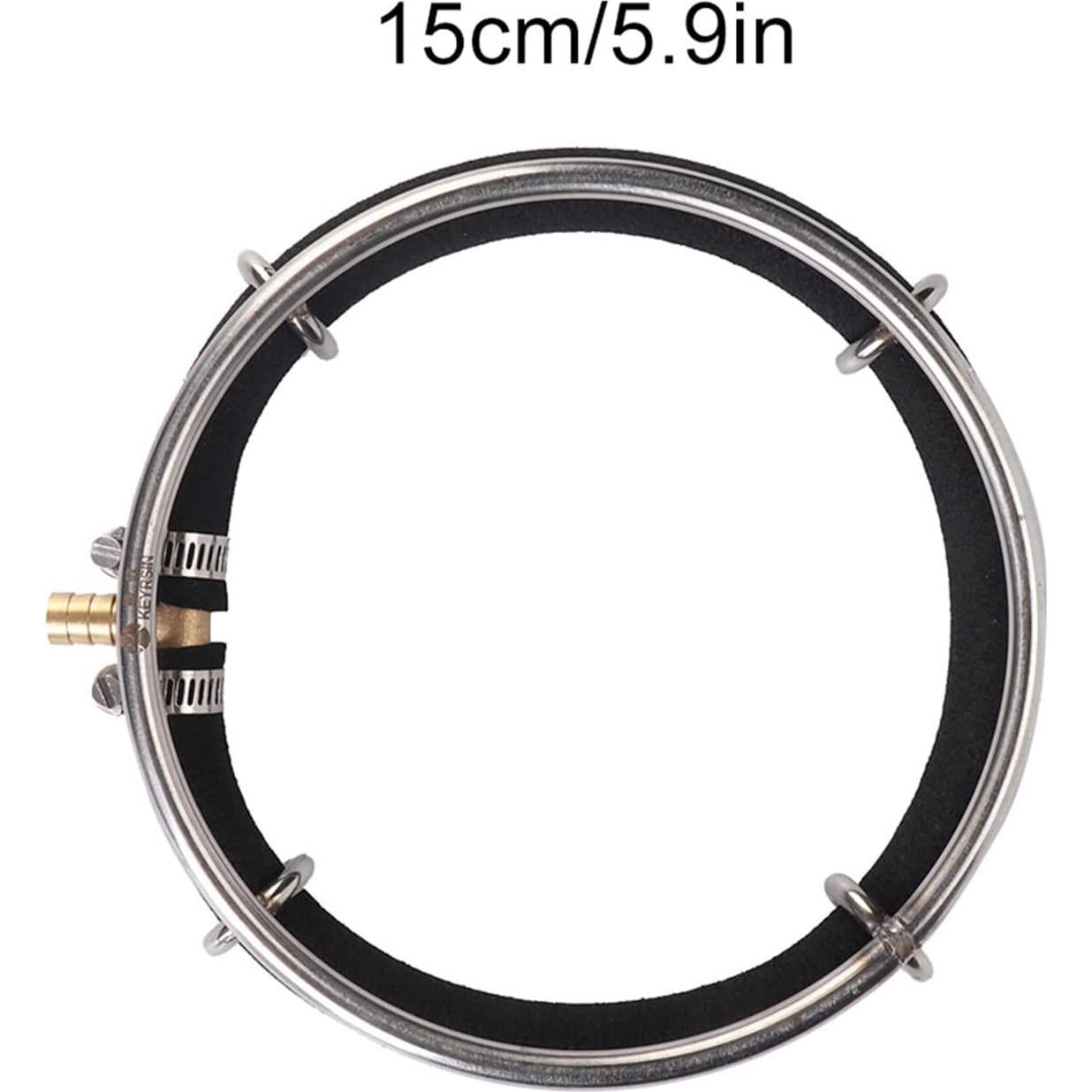 Anillo Difusor de Aire Redondo TOPINCN 15cm para Acuario