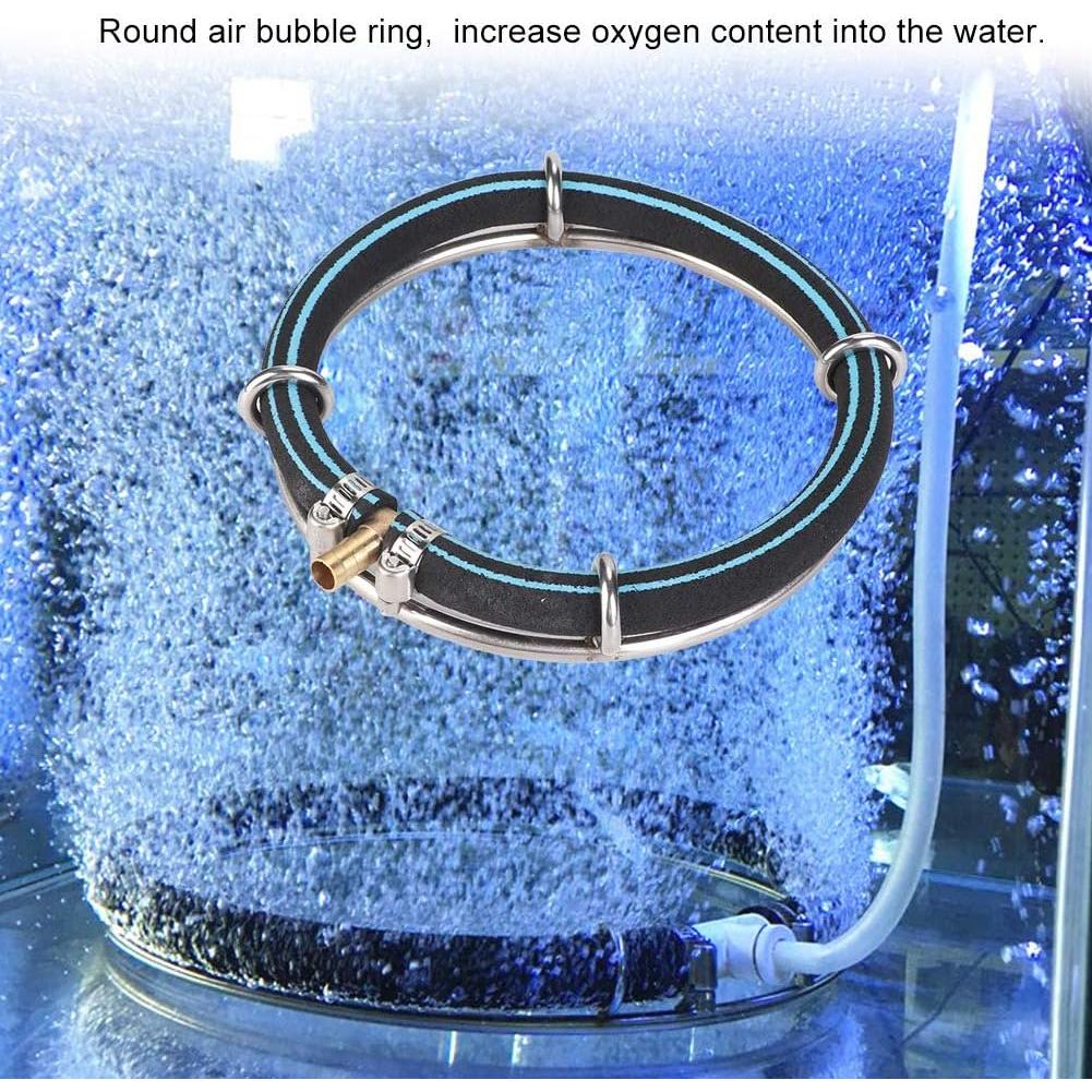Anillo Difusor de Aire Redondo TOPINCN 15cm para Acuario