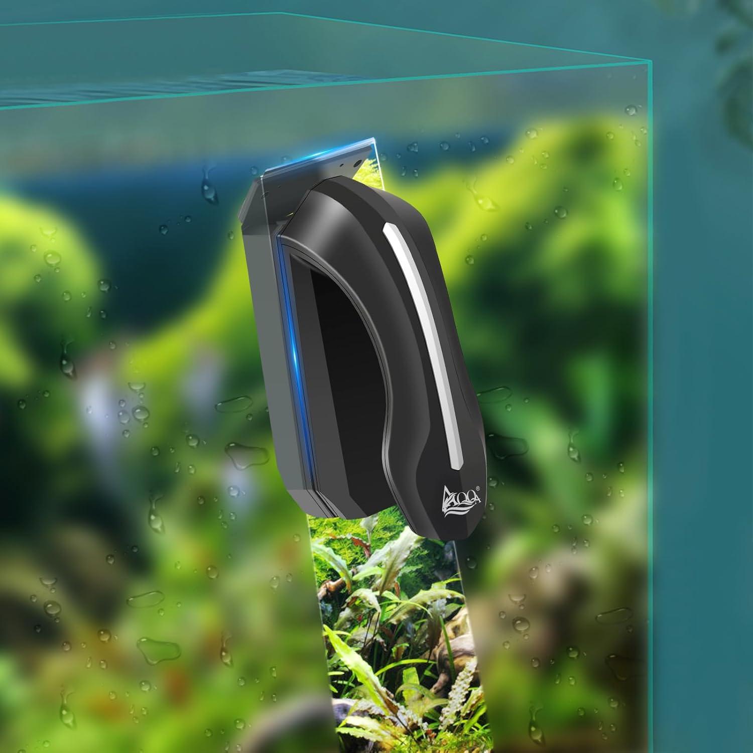 Limpiador Magnético de Vidrio AQQA para Acuarios M