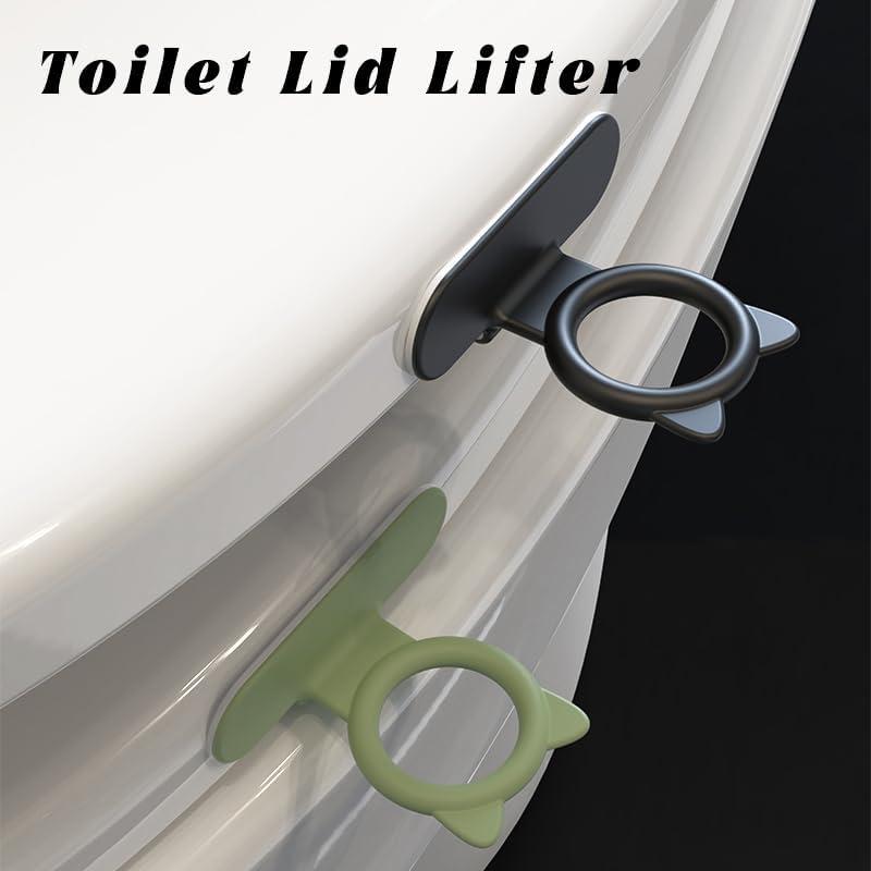 Kleeblatt Toilet Lid Lifter 5 PCS, Cute Cat Silicone Toilet Seat Cover Lifter Handle, Can Avoid Touching The Toilet, Toilet Tabs To Lift Seat