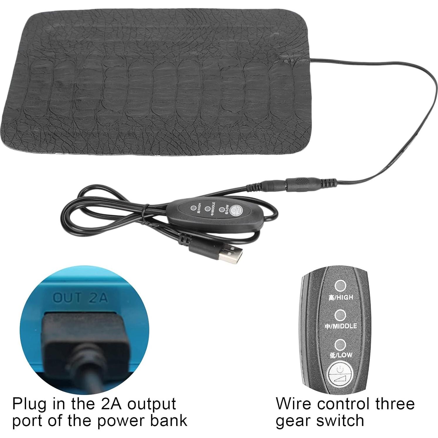 Almohadilla Térmica para Reptiles GLOGLOW 15.5x22cm 7.5W