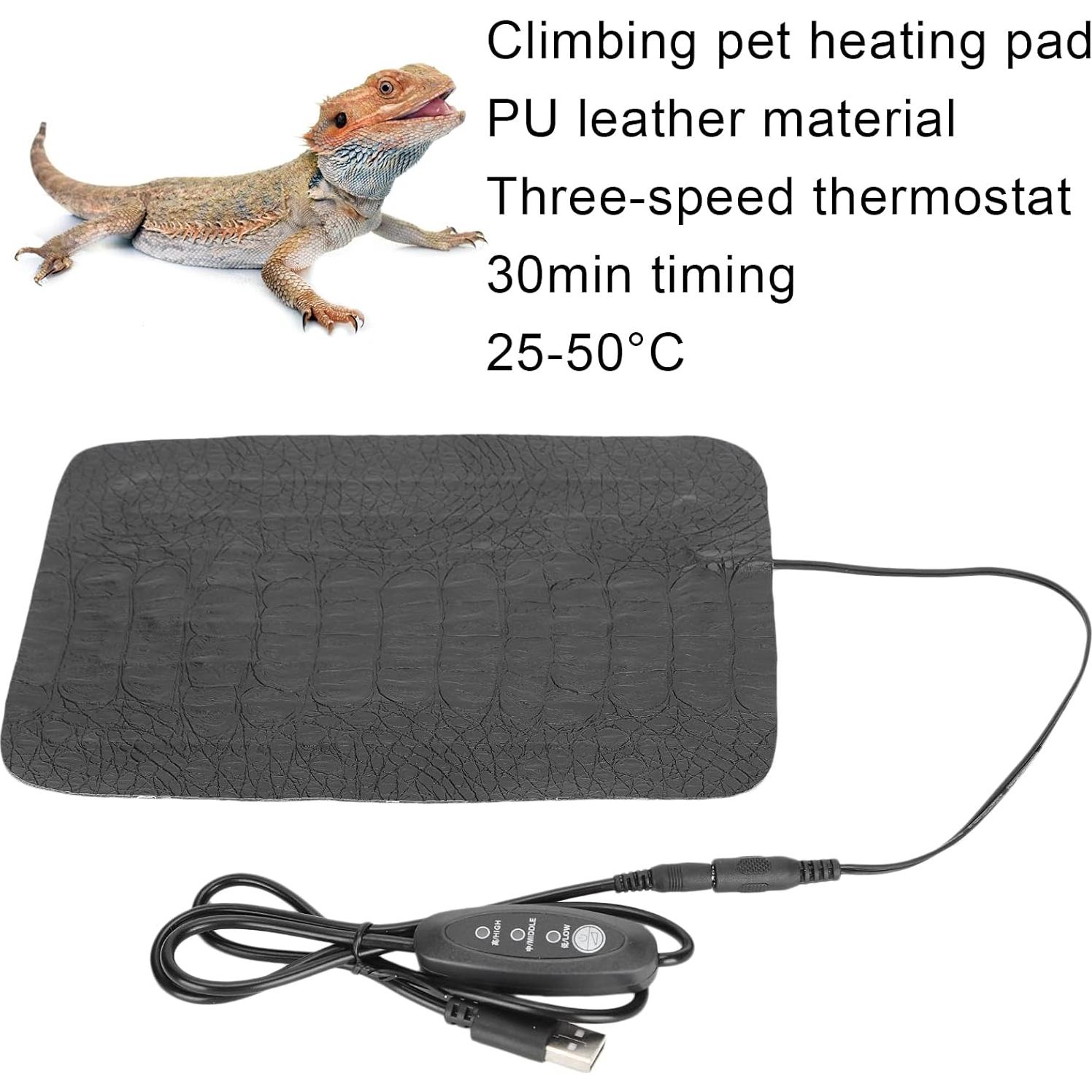 Almohadilla Térmica para Reptiles GLOGLOW 15.5x22cm 7.5W