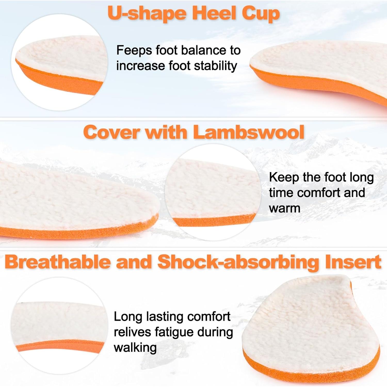 Plantillas de lana de cordero Riemot para invierno EU39