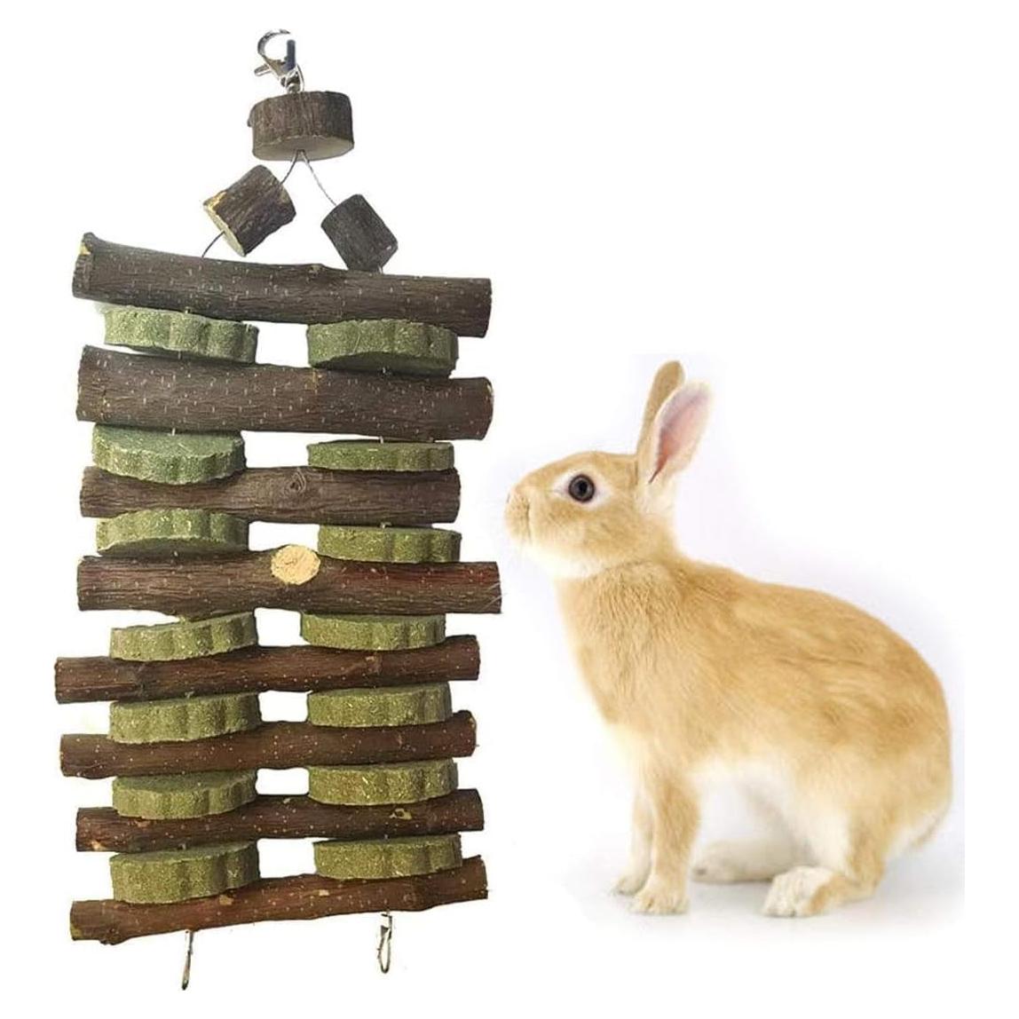 Juguetes de Masticar para Conejos Kathson - Madera de Manzana 1 Unidad