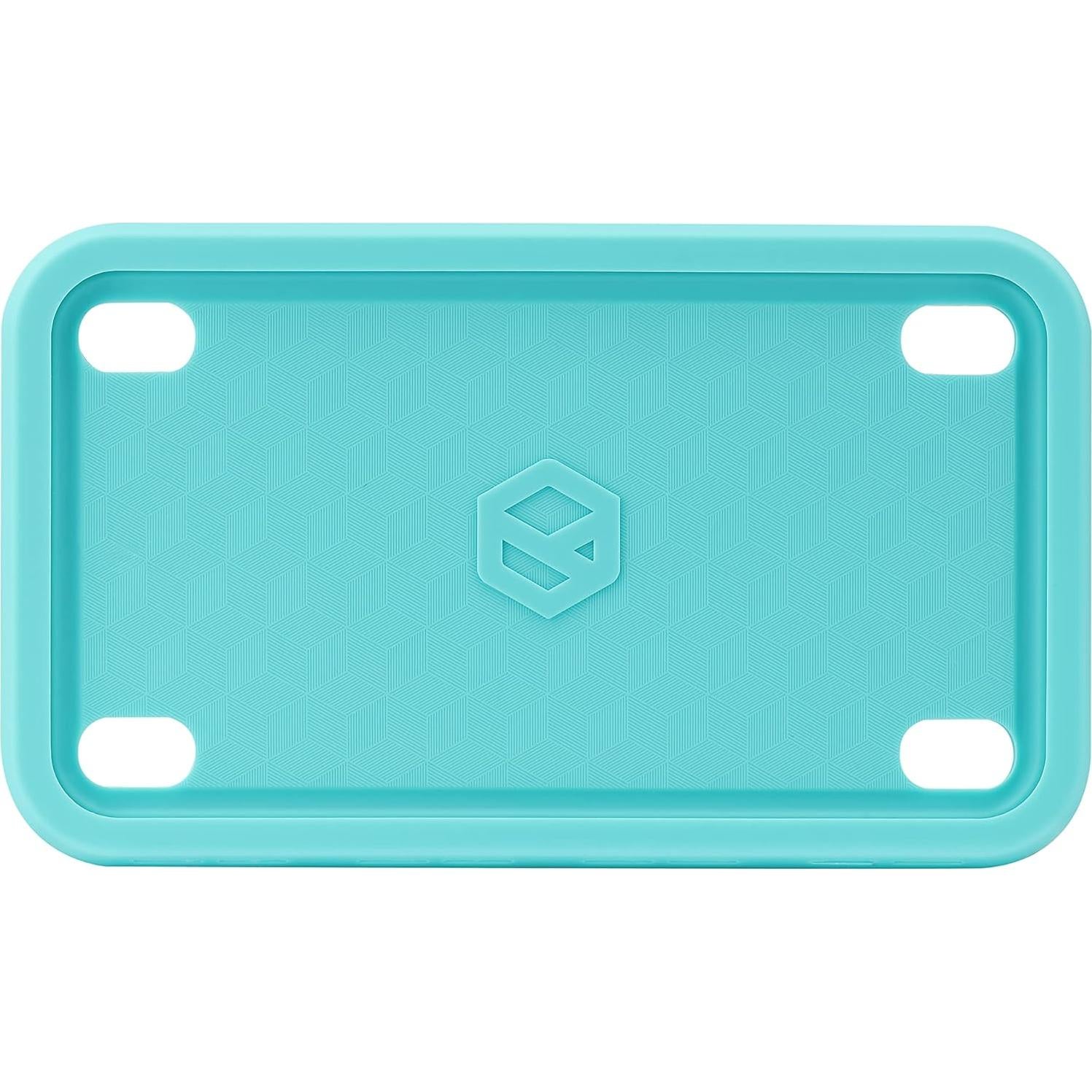 Marco de Placa de Licencia de Silicona Rightcar Azul Aqua