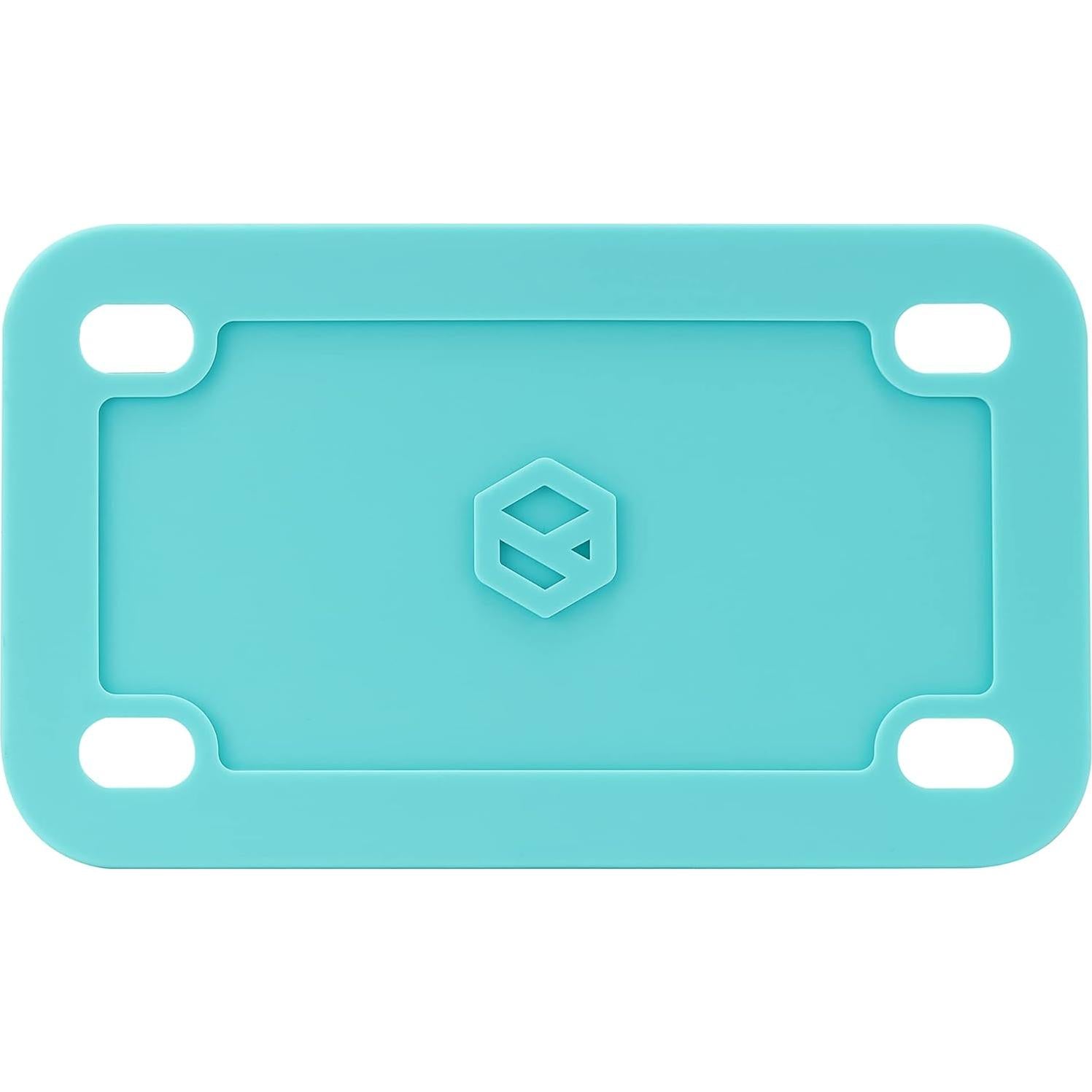 Marco de Placa de Licencia de Silicona Rightcar Azul Aqua