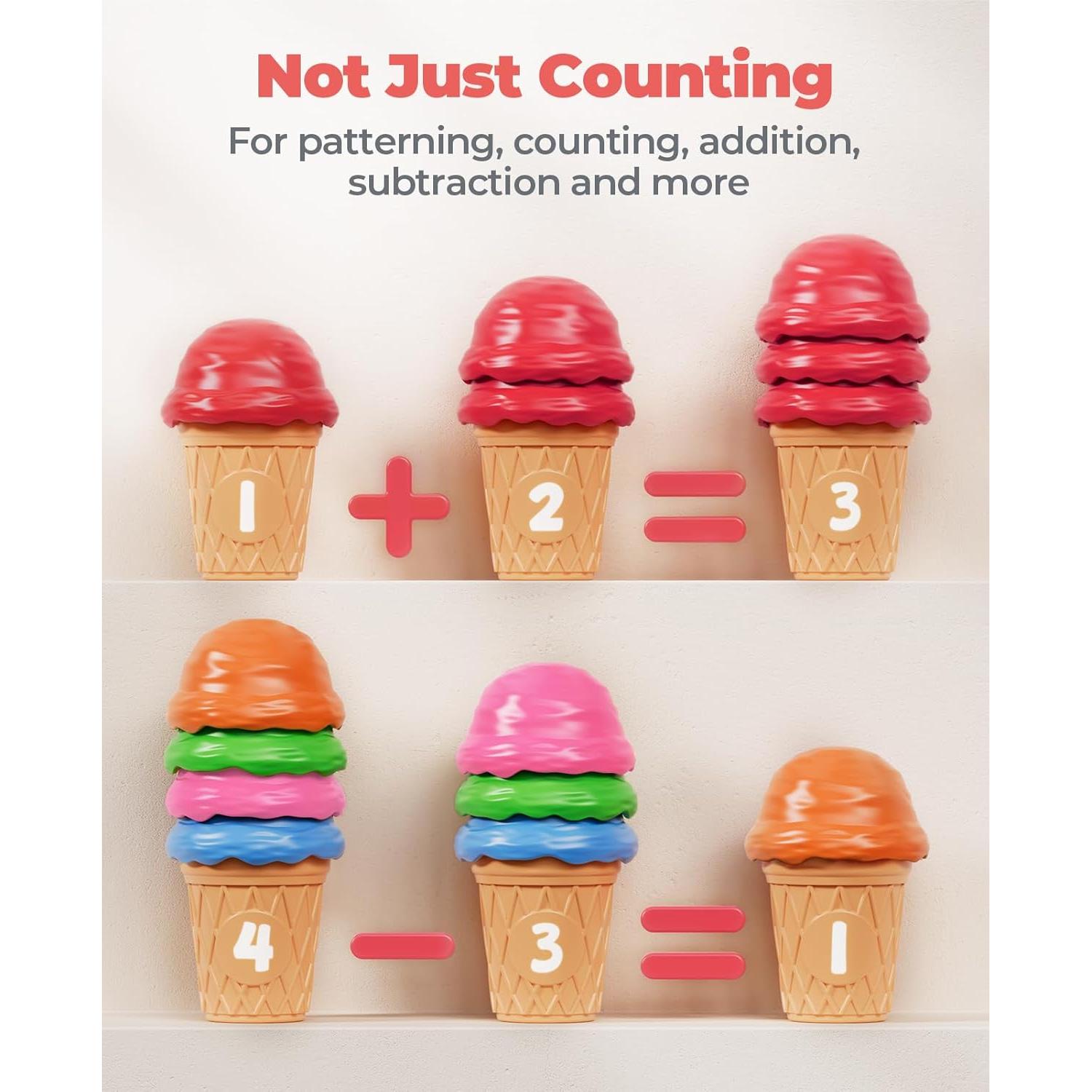 Conjunto de Juguetes de Aprendizaje JoyCat - Helados 30PCS