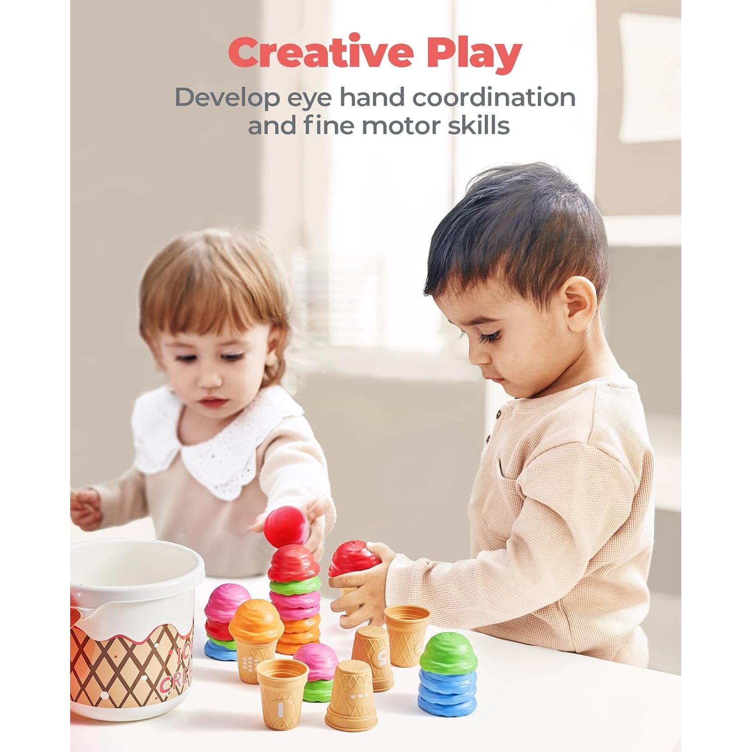 Conjunto de Juguetes de Aprendizaje JoyCat - Helados 30PCS