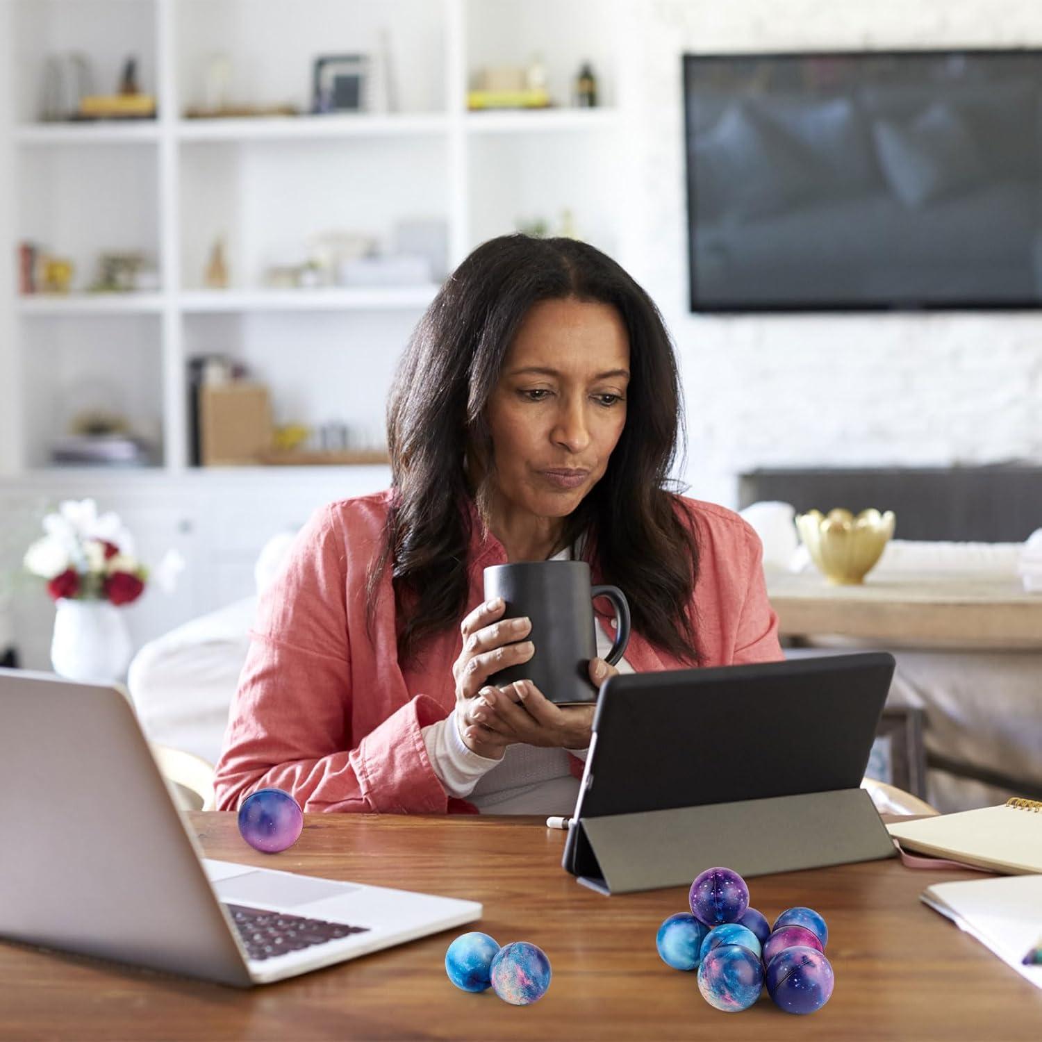 20 Pelotas de Estrés Galácticas Hxezoc para Alivio de Ansiedad