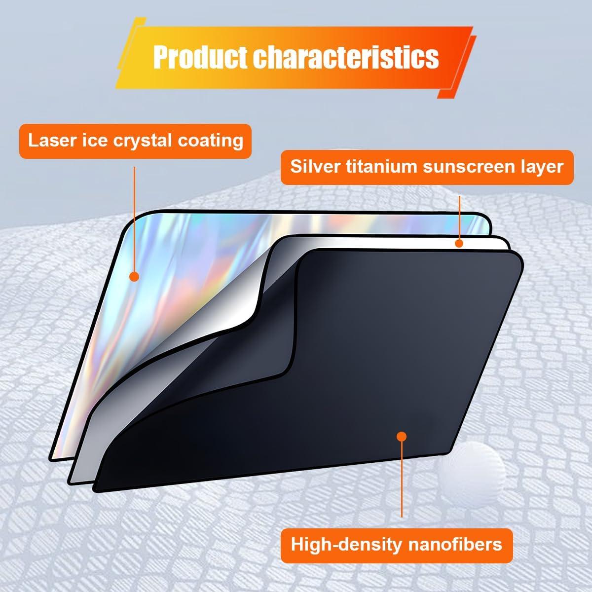 Cortina de Sombra Lateral Auto DUSCOKE 48.4x86 cm UV Protección