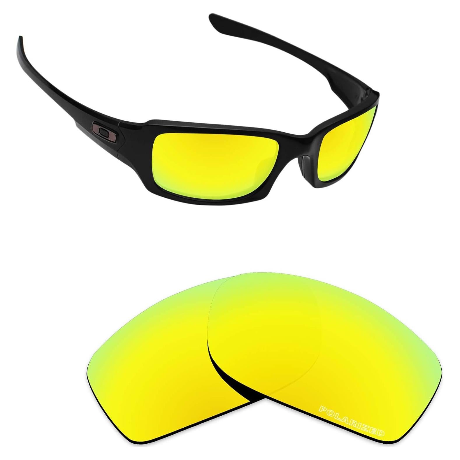 Lentes de Reemplazo Polarizados Alphax para Oakley Fives Squared