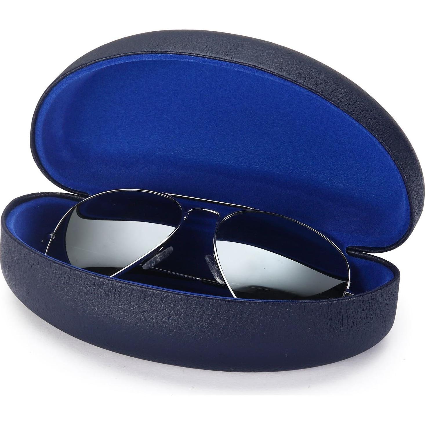 Funda Dura Extra Grande ALTEC VISION para Gafas - Azul Marino