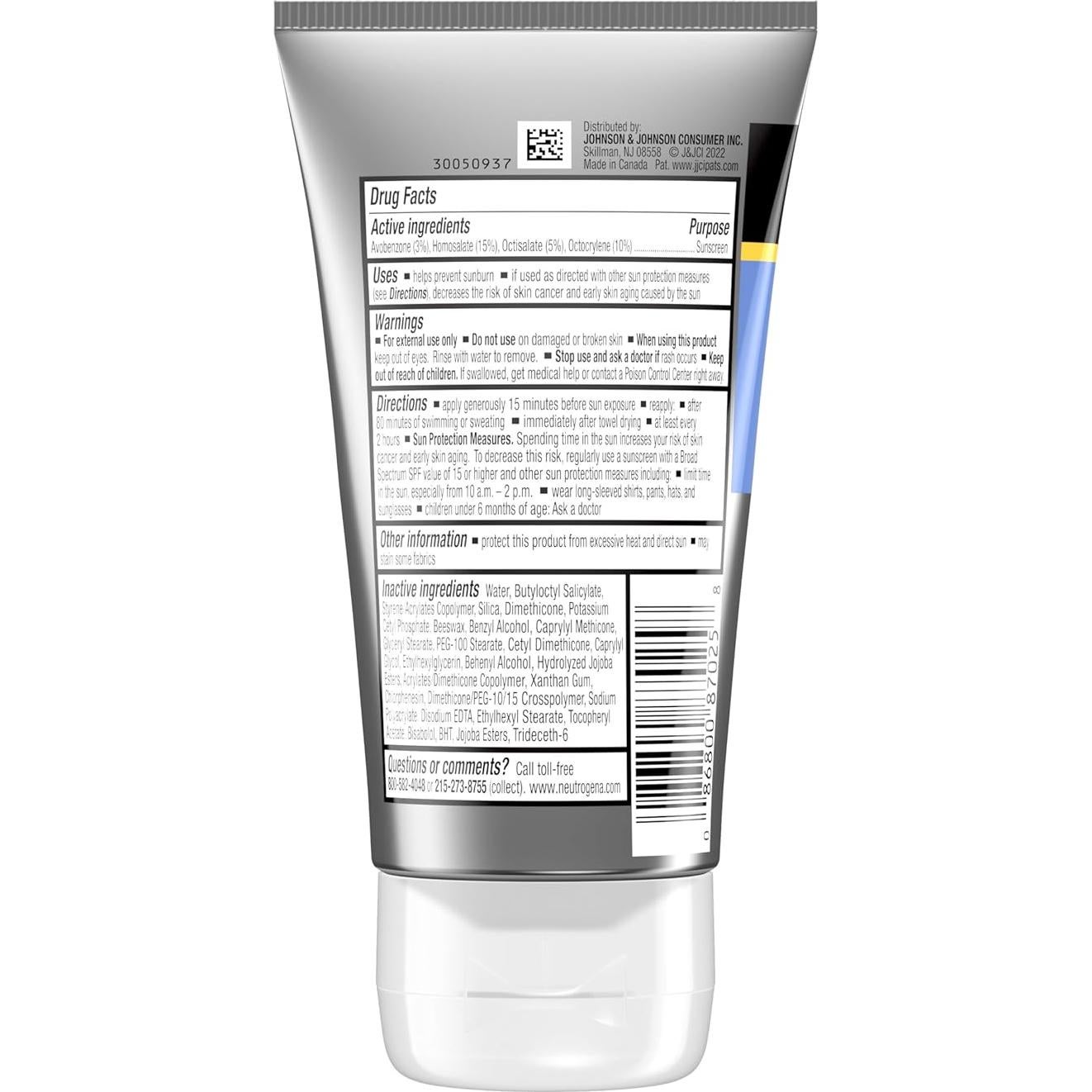 Protector Solar Neutrogena Sport Face SPF 70+ 73.93 ml