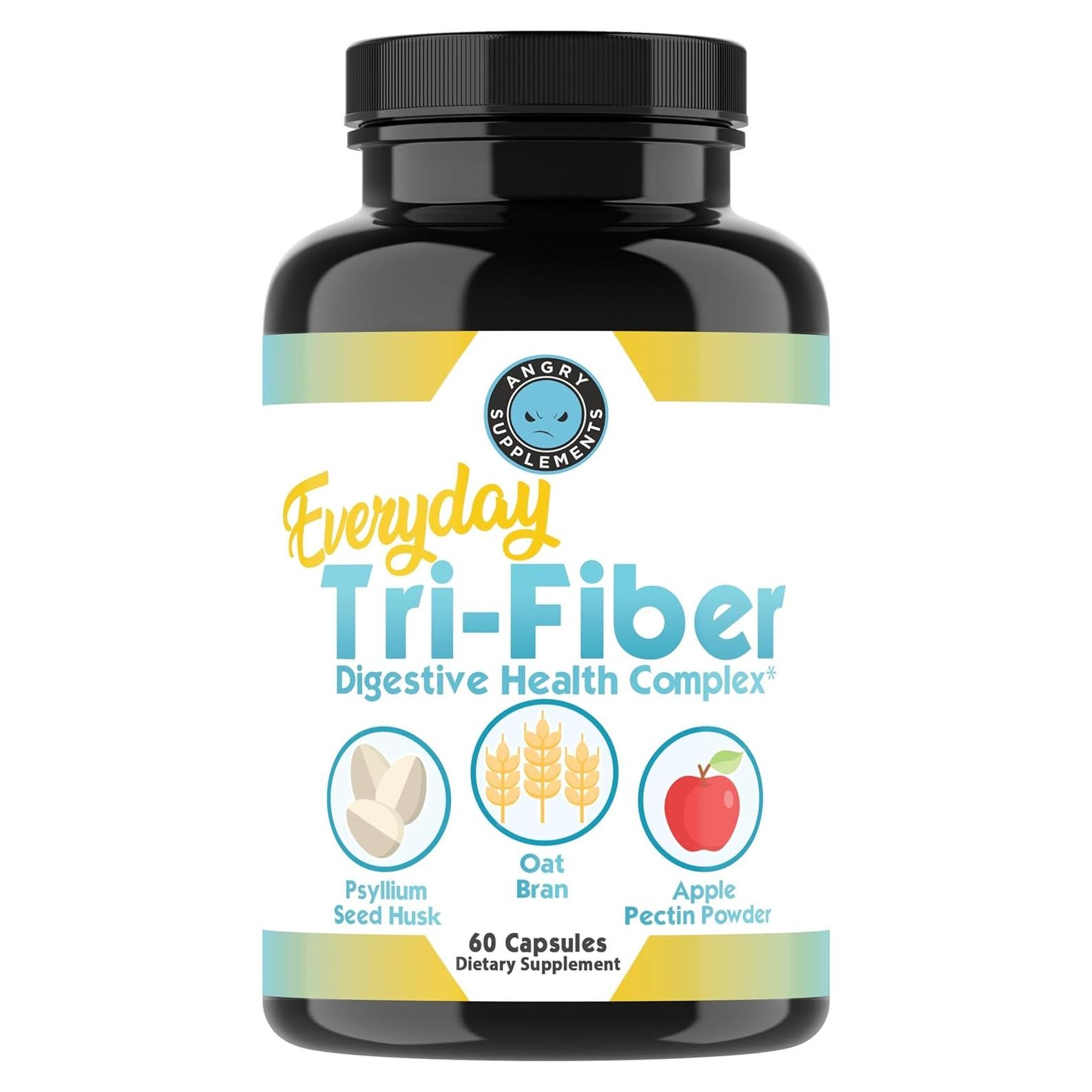 Complejo Digestivo Tri-Fibra Angry Supplements - 60 Cápsulas