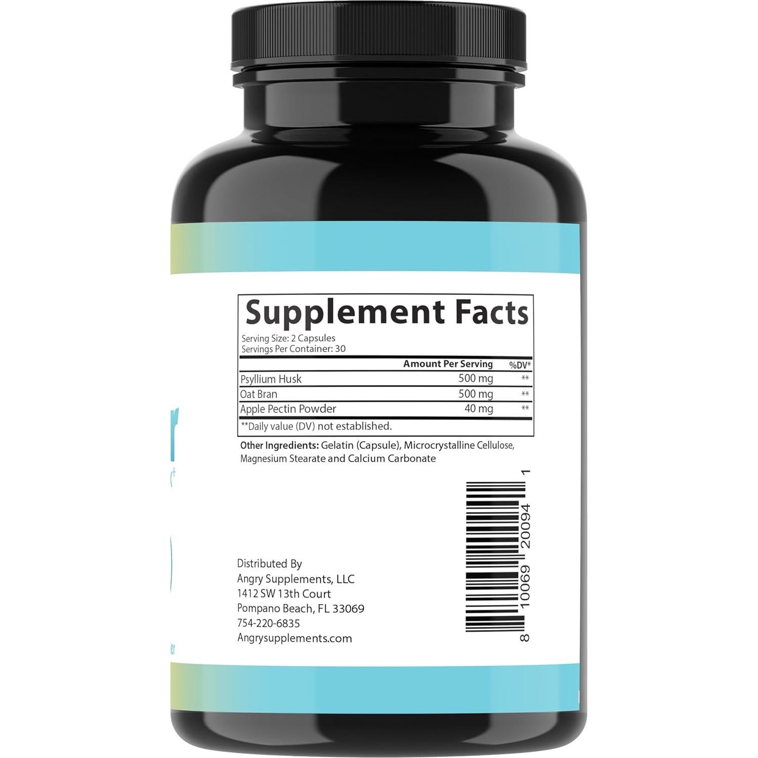 Complejo Digestivo Tri-Fibra Angry Supplements - 60 Cápsulas