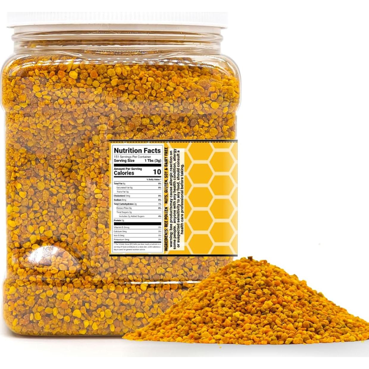 Polen de Abeja Yerbero 1Lb 100% Natural Puro Dulce