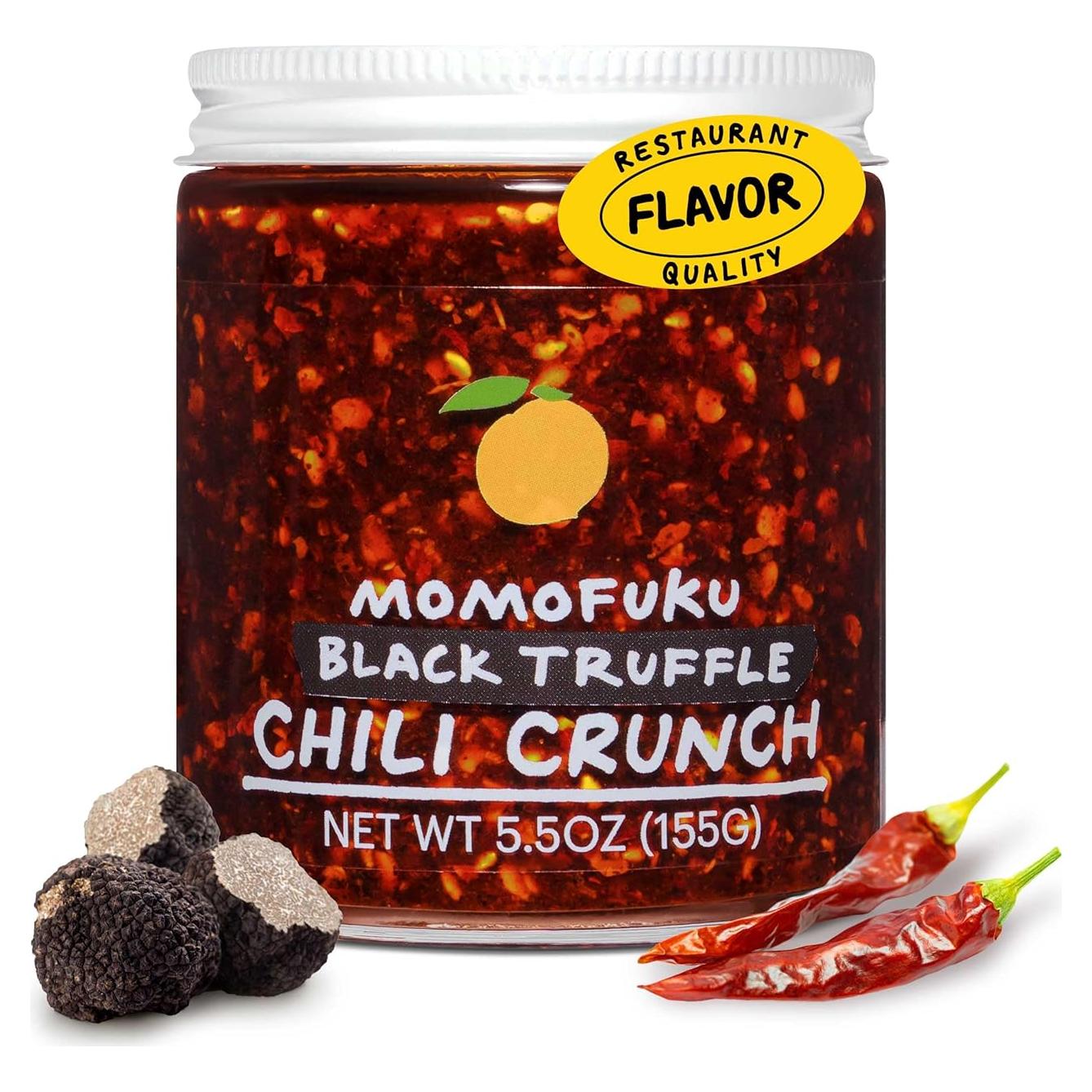 Momofuku Crunch de Chile con Trufa Negra 155.9g - Aceite Picante