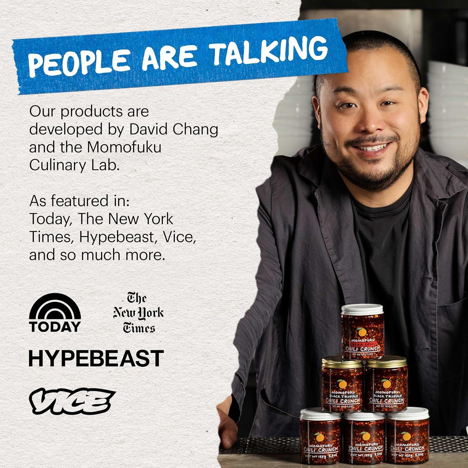 Momofuku Crunch de Chile con Trufa Negra 155.9g - Aceite Picante