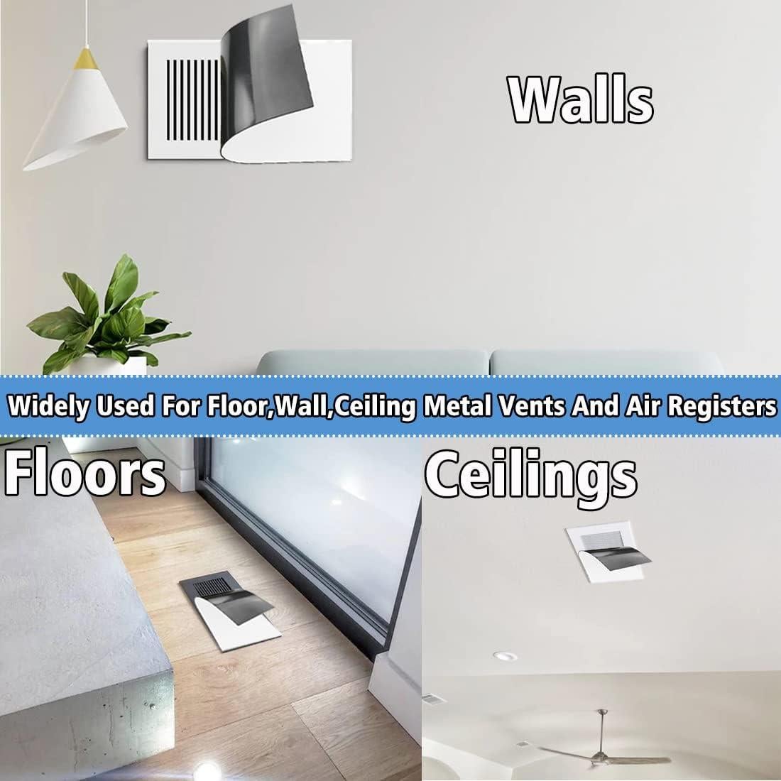 Cubierta Magnética de Ventilación RXSIAT 5.5x30.5 cm Juego de 4