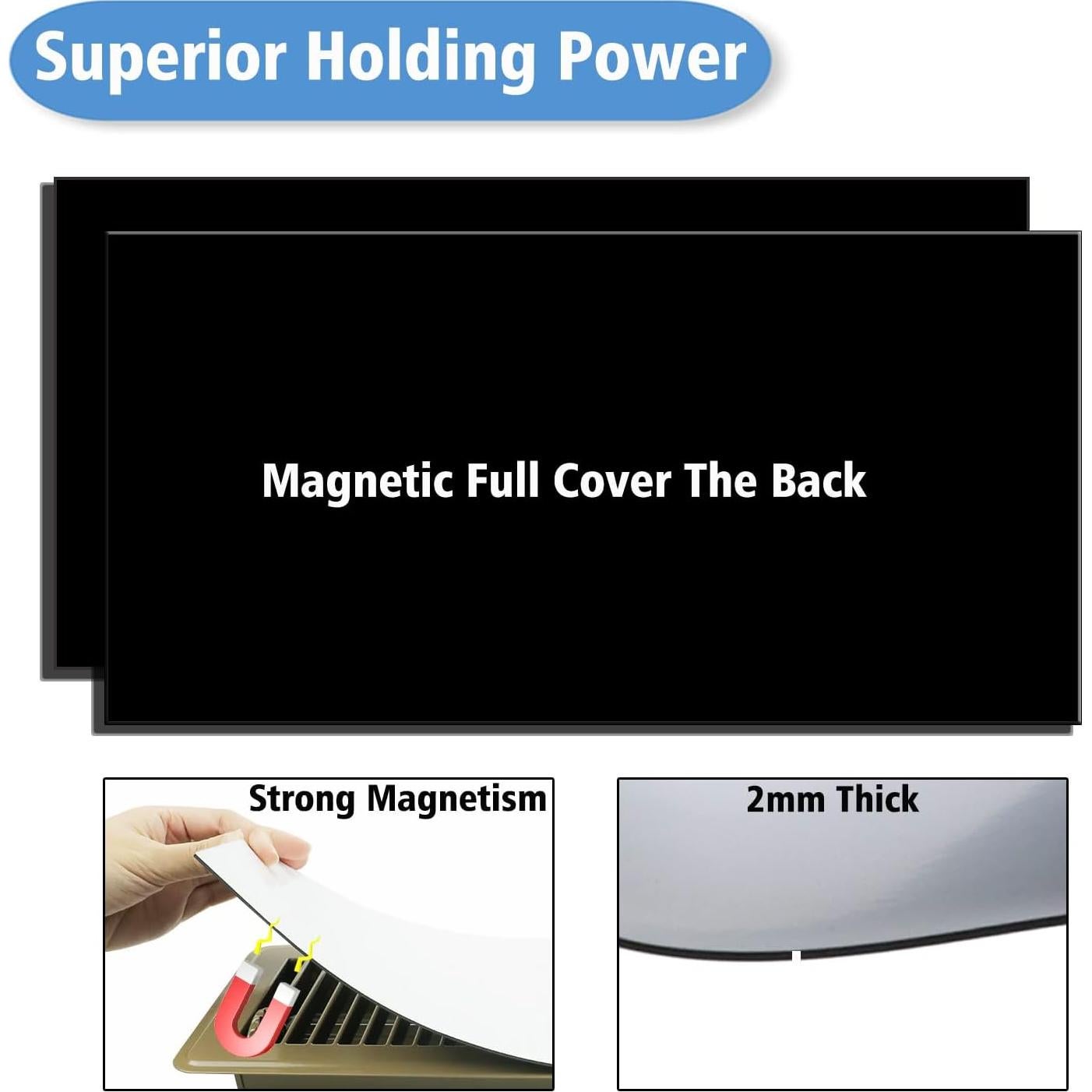 Cubierta Magnética de Ventilación RXSIAT 5.5x30.5 cm Juego de 4