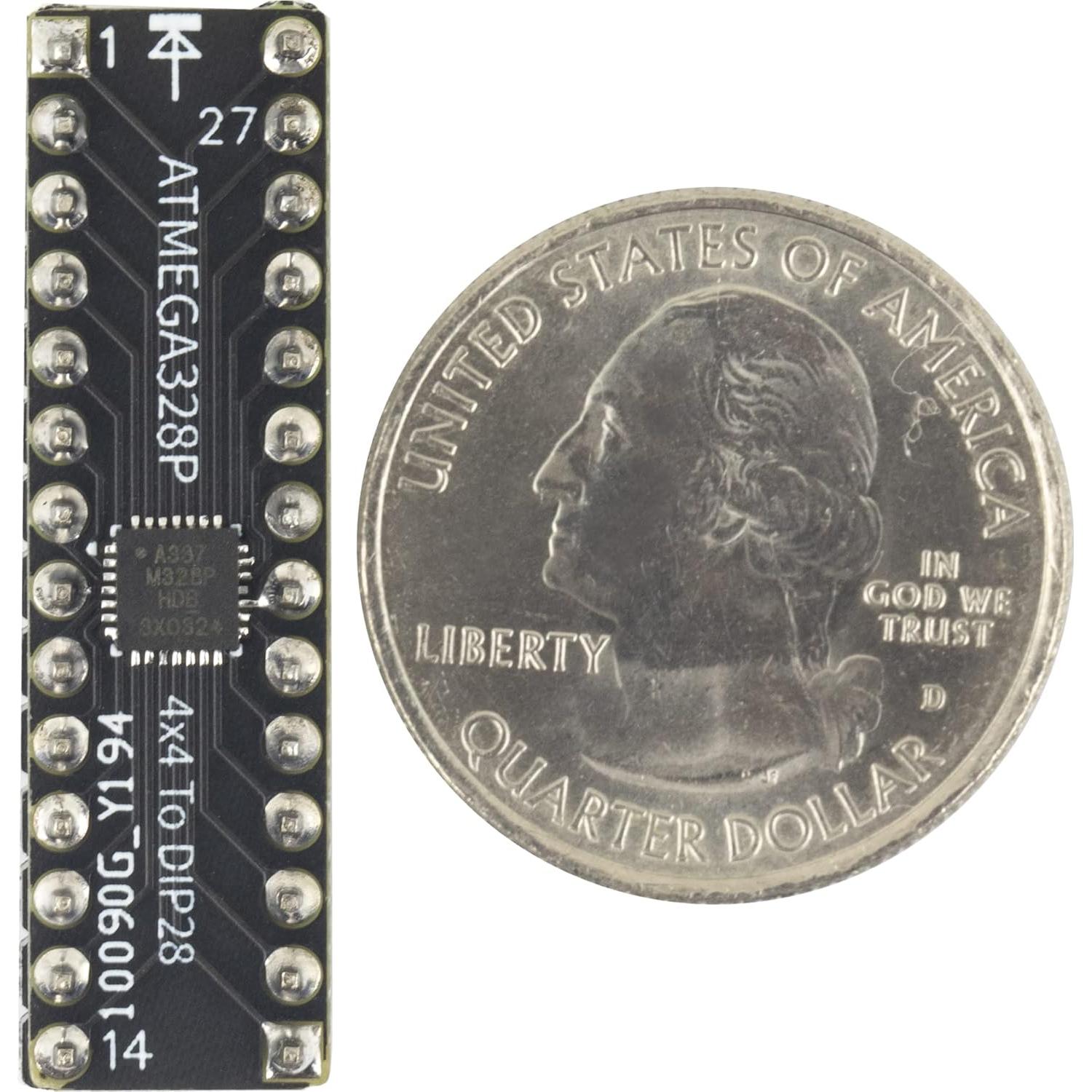 Kit 2pcs ATMEGA328P SMD a DIP28 con Bootloader y Accesorios