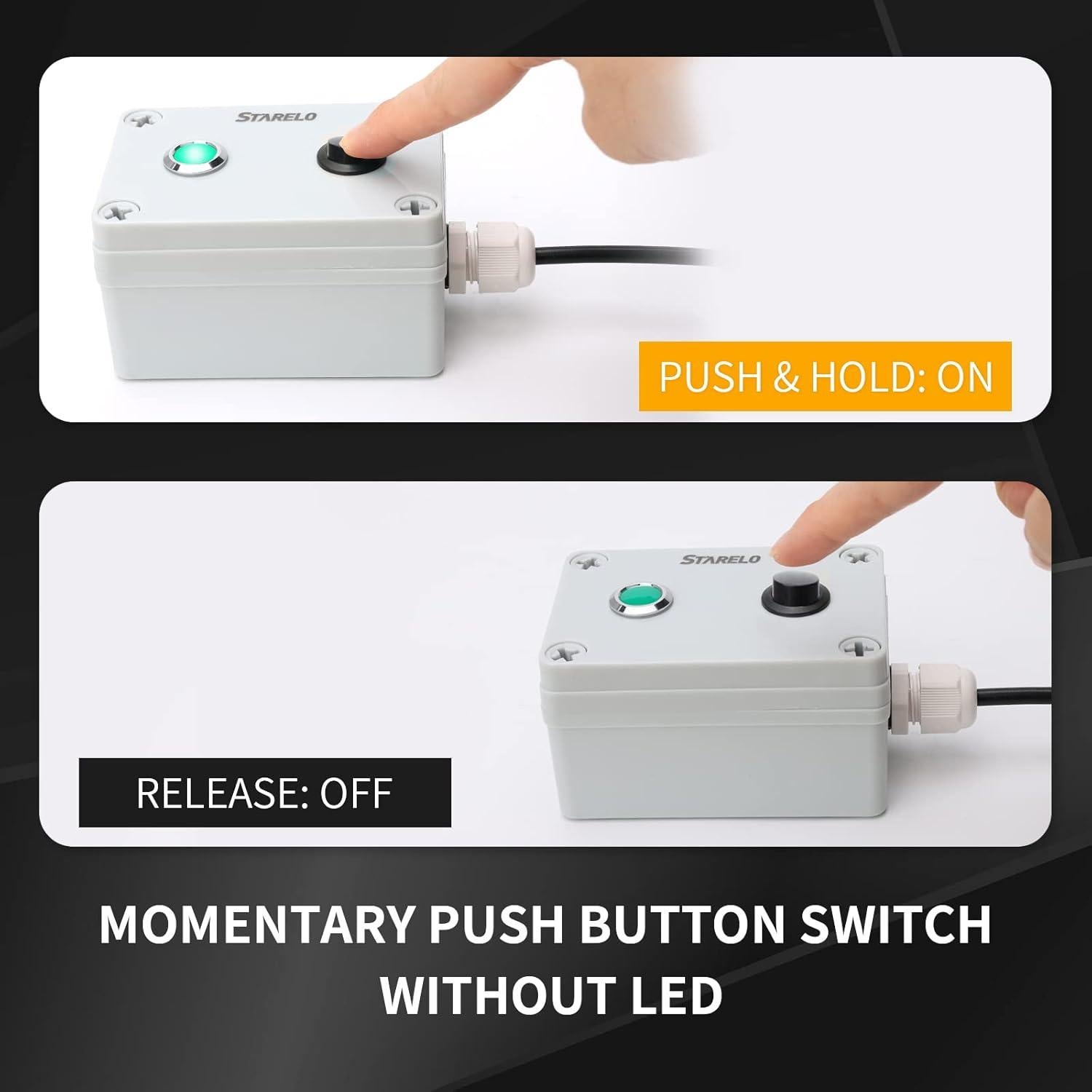 Interruptor de Botón Redondo STARELO R13-507 16mm 5PCS