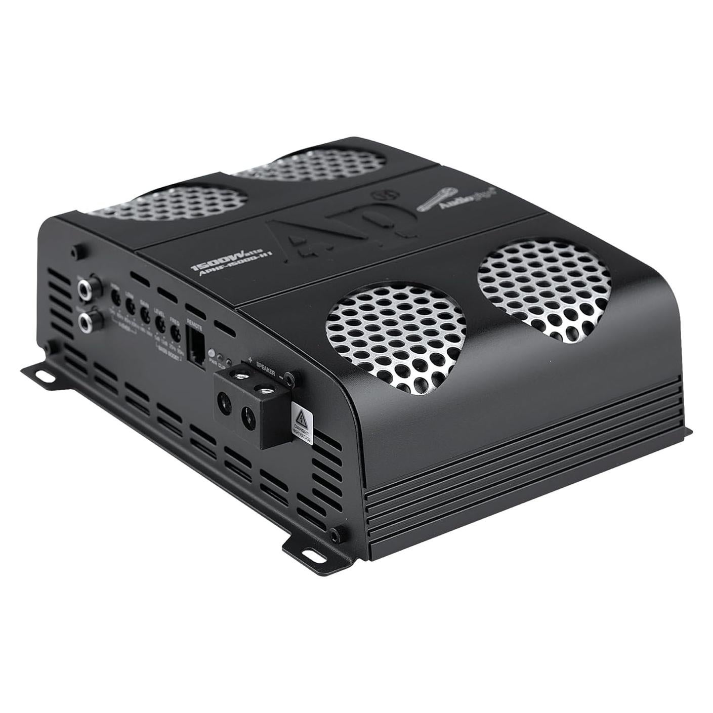 Amplificador Mosfet Clase D Audiopipe 1500W 1 Ohm Control Remoto