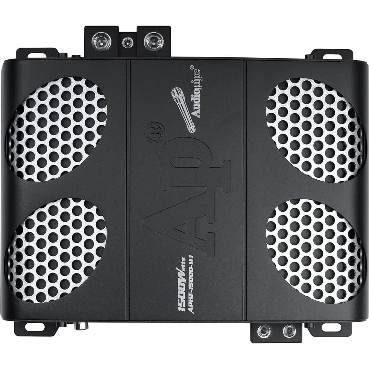 Amplificador Mosfet Clase D Audiopipe 1500W 1 Ohm Control Remoto