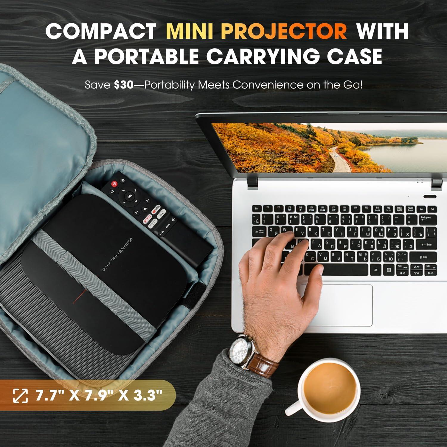 Proyector Inteligente DBPOWER E2 4K con WiFi y Bluetooth