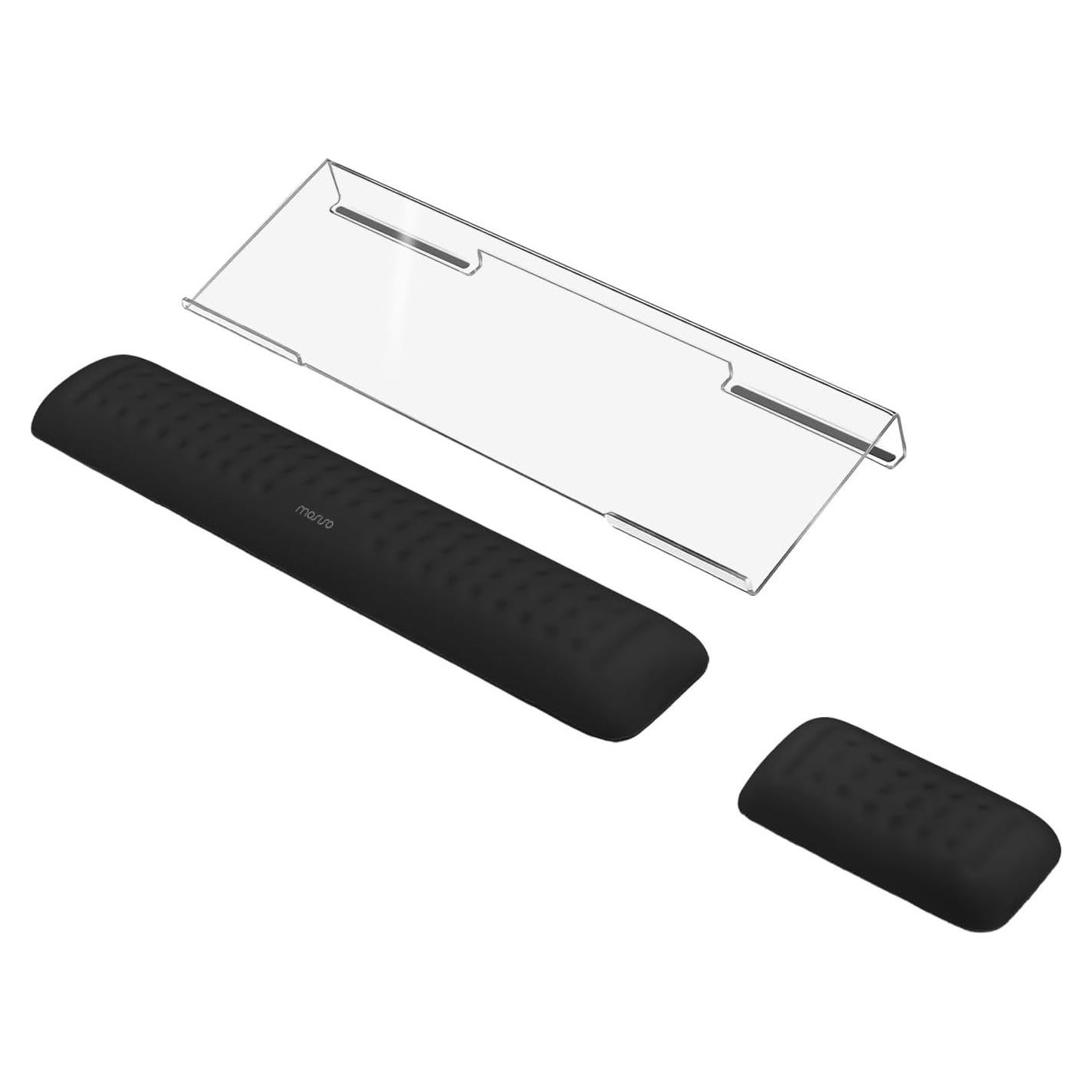 Soporte Ergonómico para Teclado y Reposamuñecas Mosiso Negro