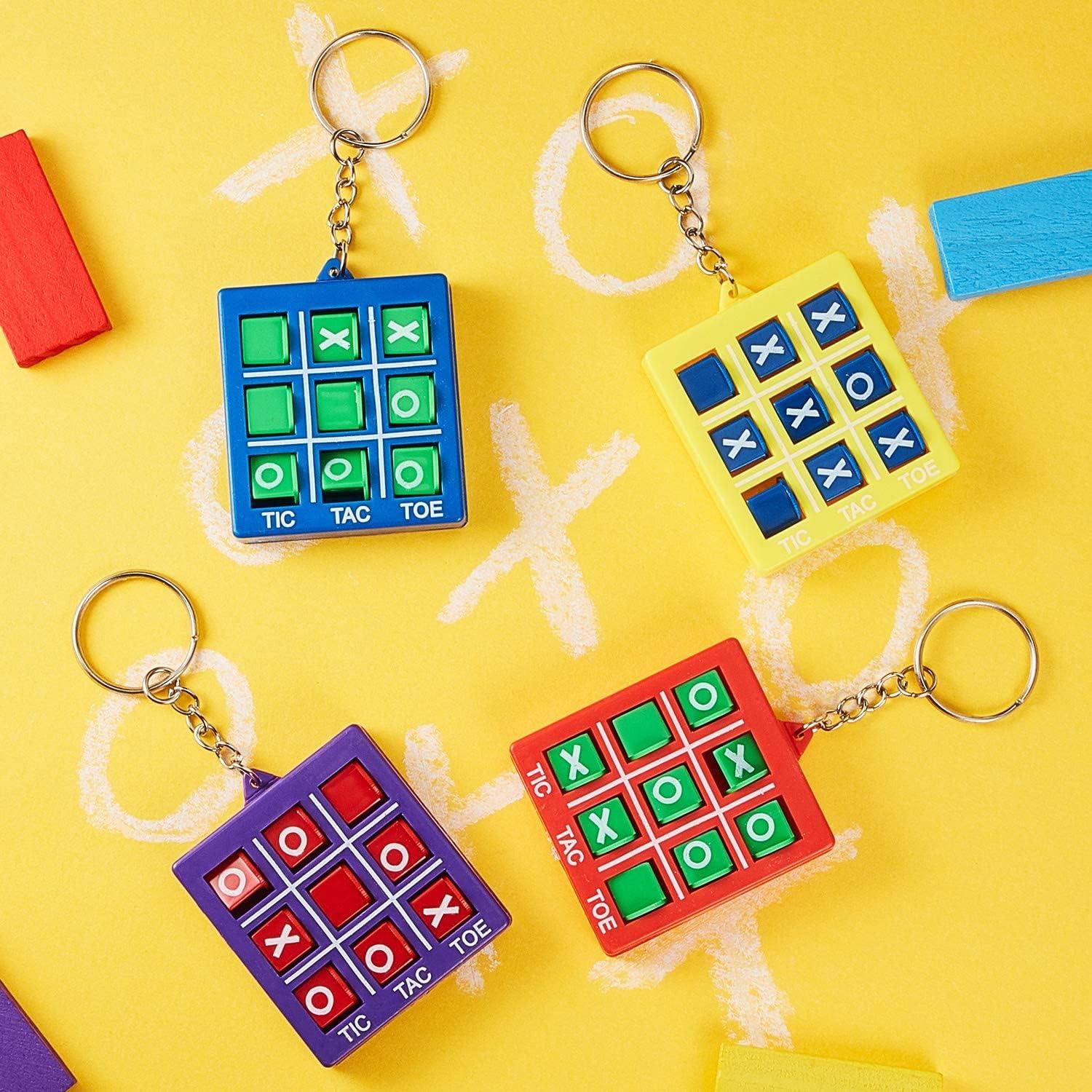 Llavero Juguete Hicarer 16 Pcs Tres en Raya Colores Vivos