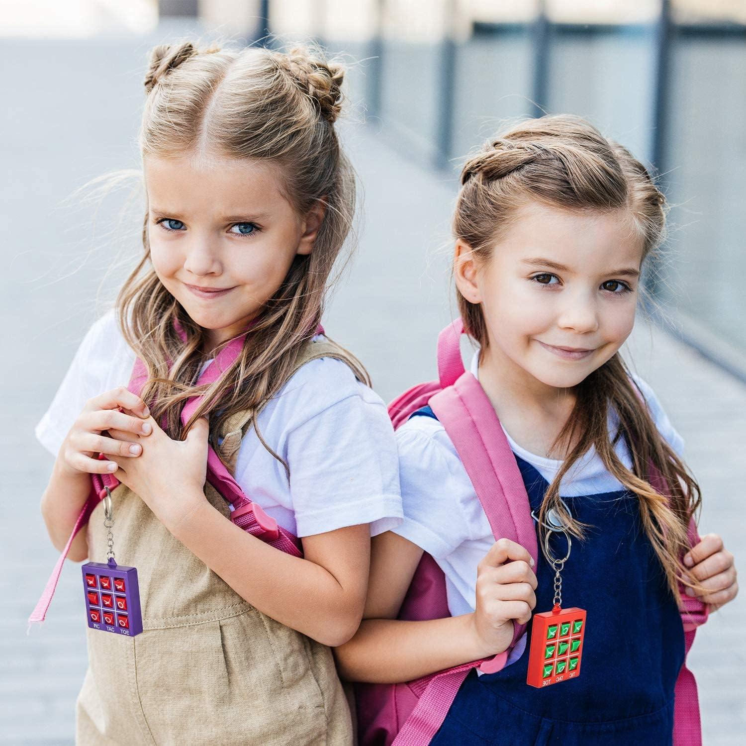 Llavero Juguete Hicarer 16 Pcs Tres en Raya Colores Vivos