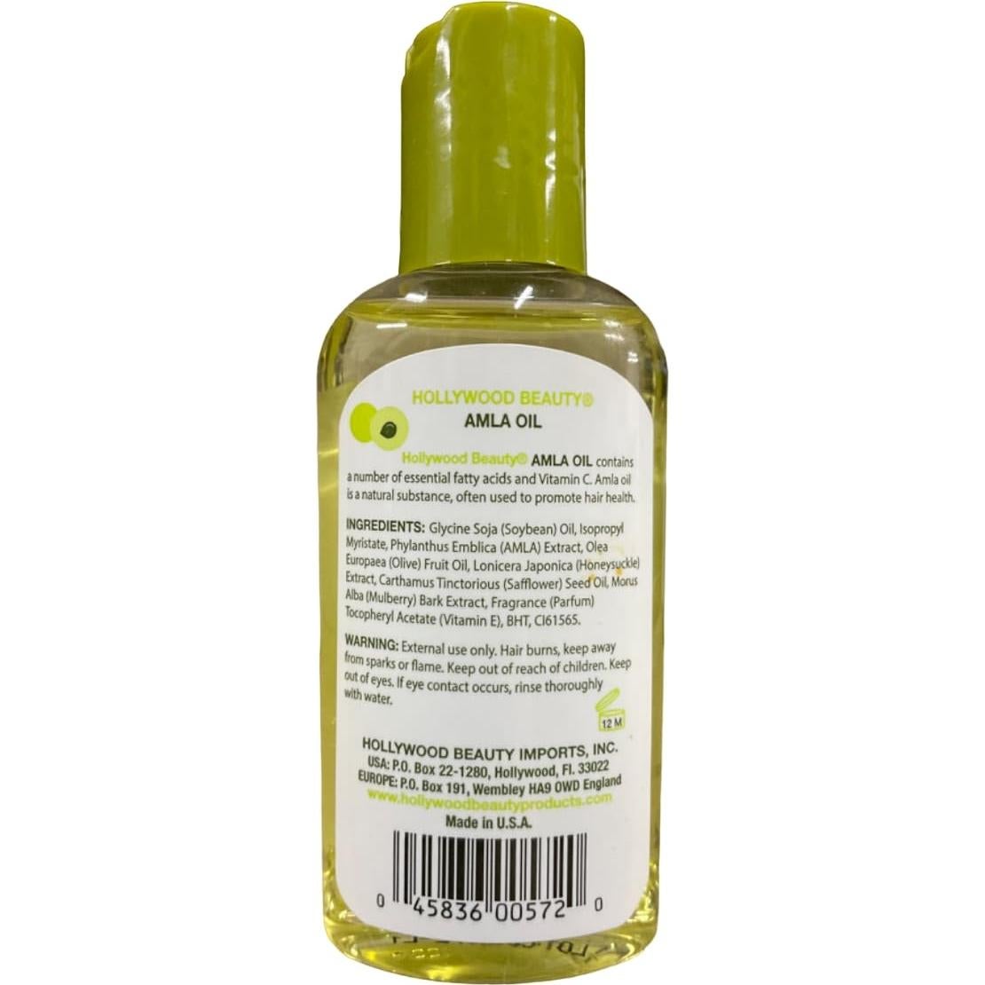 Aceite para el Cabello Amla Hollywood Beauty 60 ml