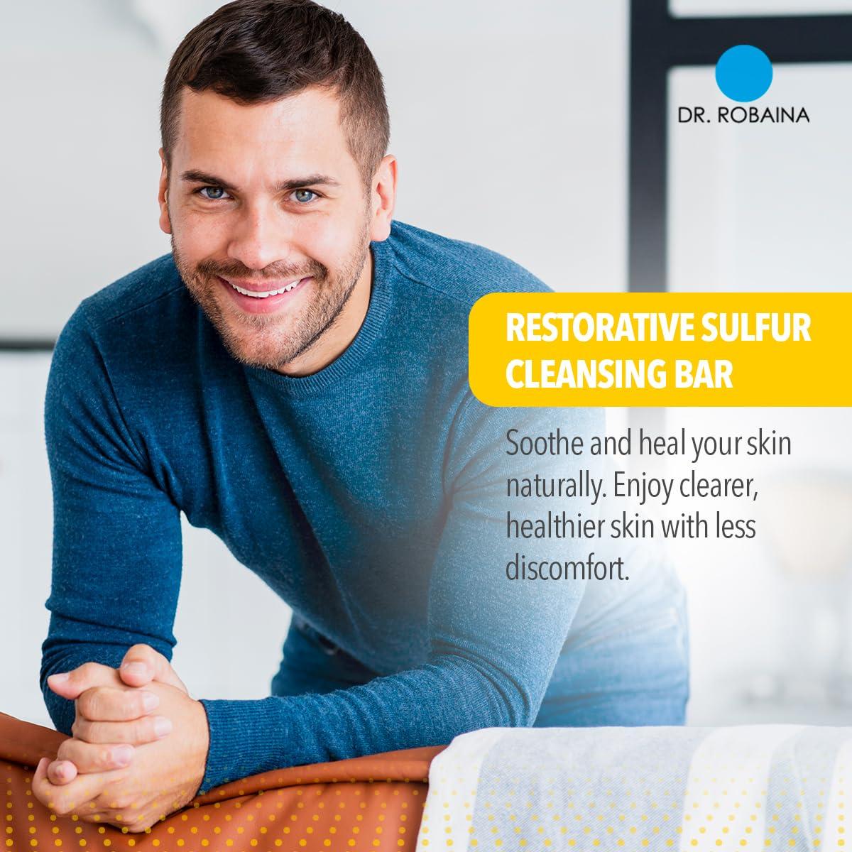 Jabón Limpiador Dr. Robaina con Azufre 113 g - Piel Grasa