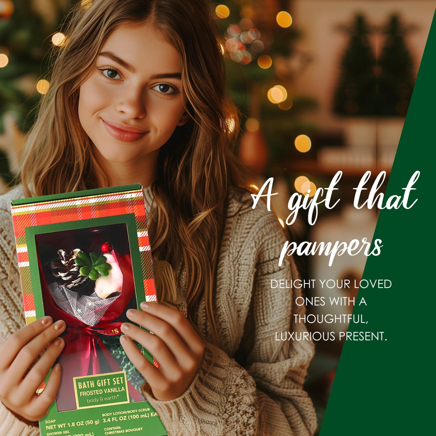 Cesta de Spa BODY & EARTH para Mujeres - 5 Piezas Vainilla